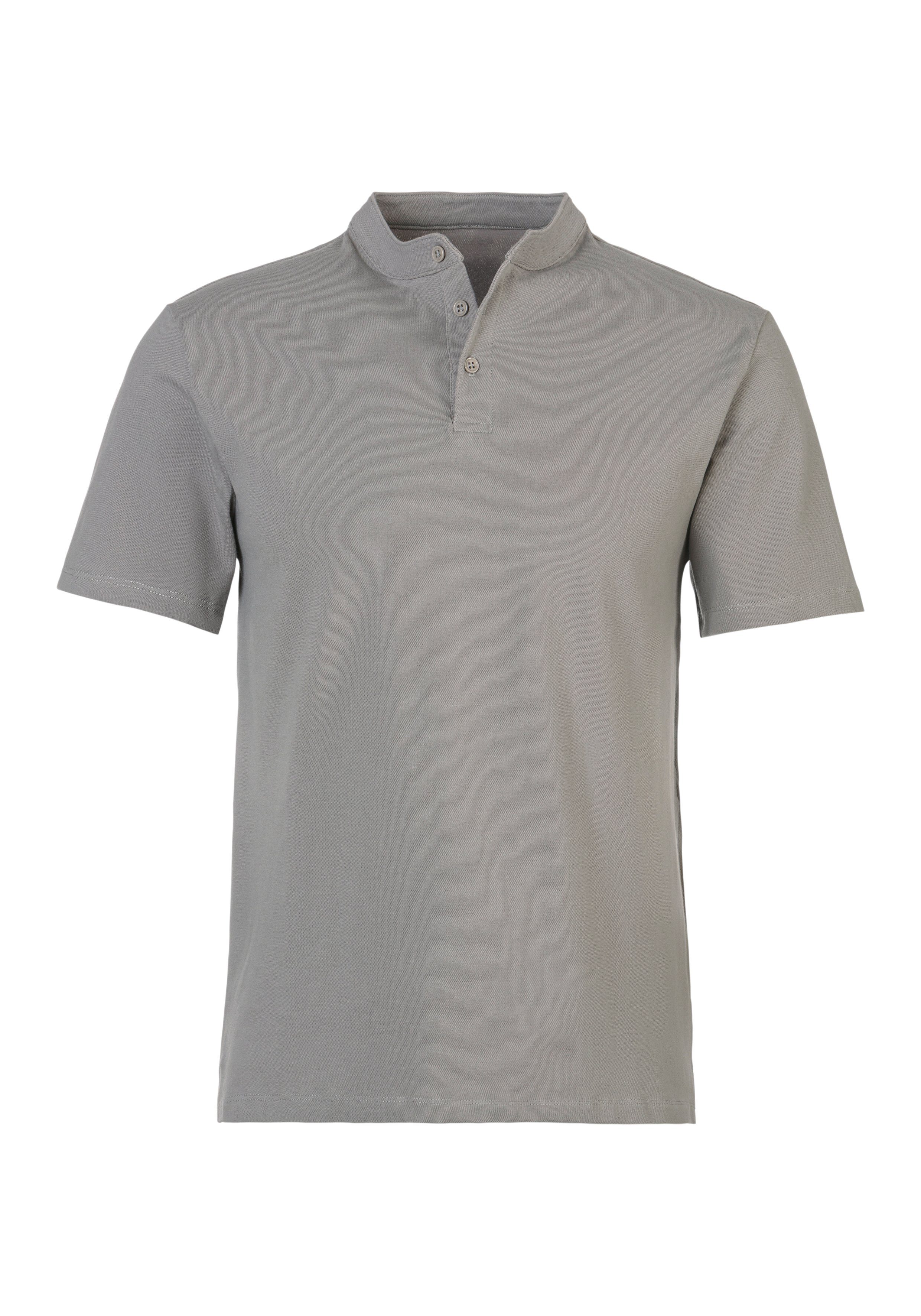 John Devin Poloshirt Met opstaande kraag Regular-Fit, van katoen-piqué
