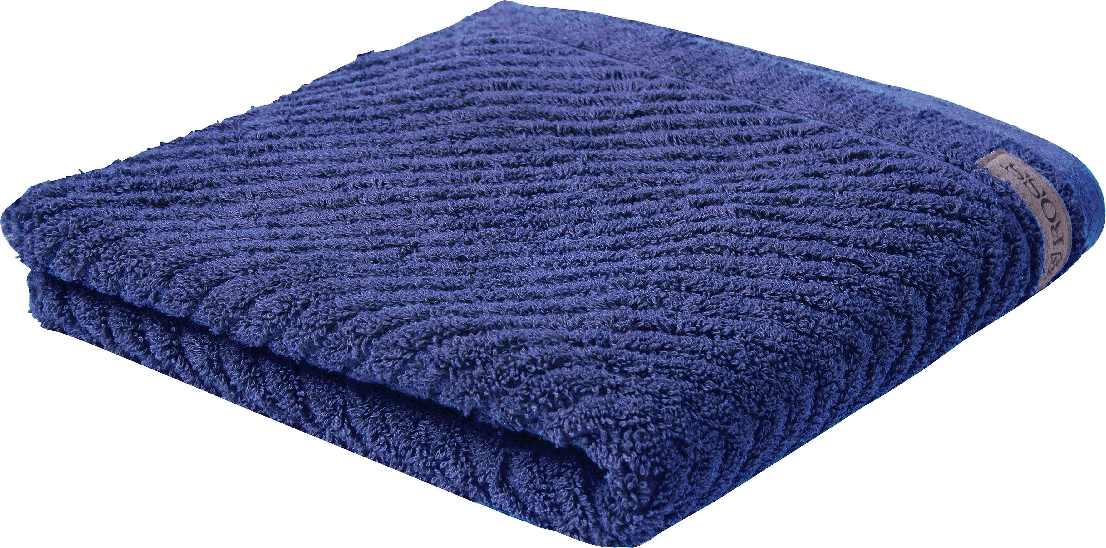 ROSS Handdoek Smart Uni-rib met velourslabel (2 stuks)