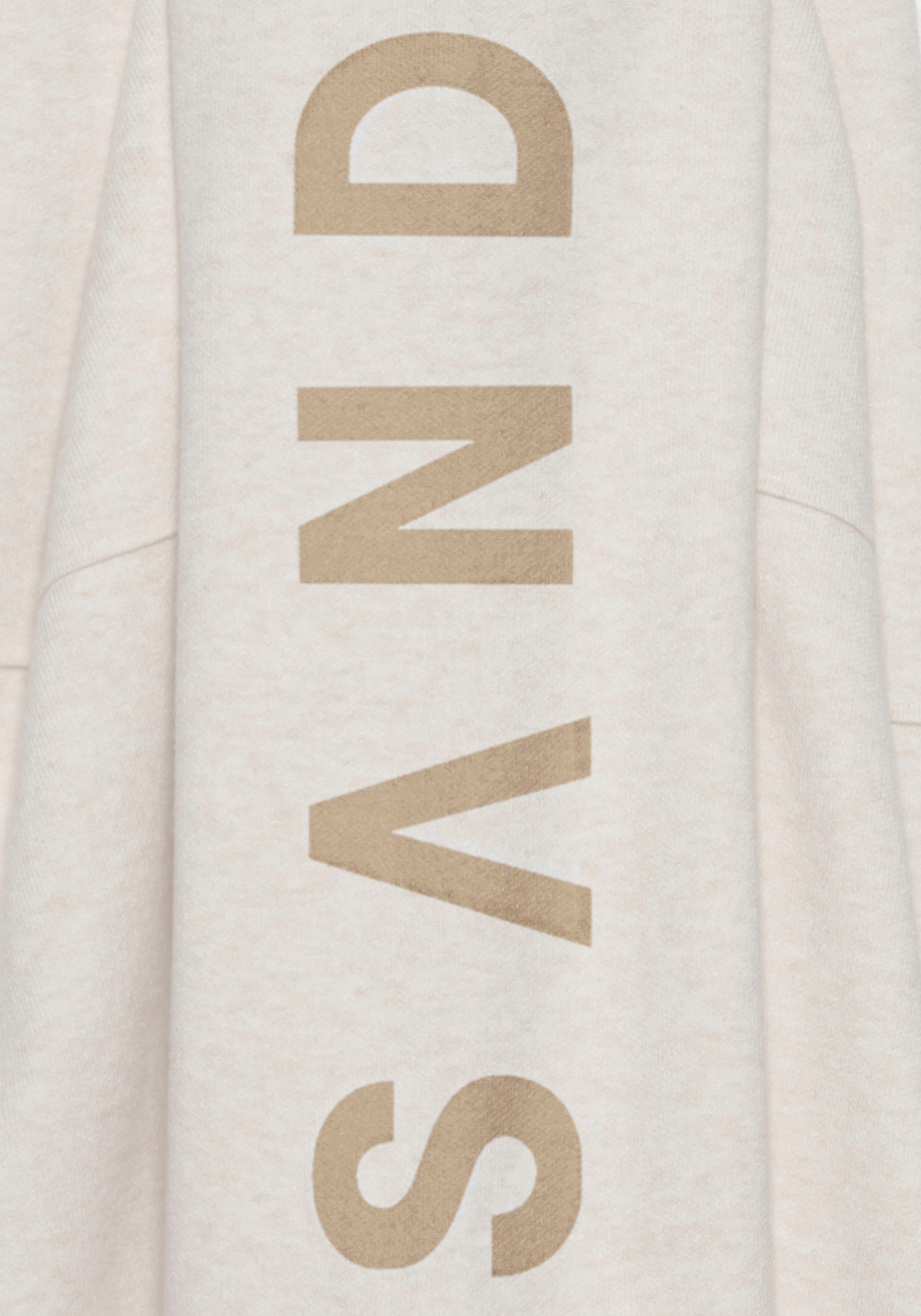 Elbsand Hoodie Gebreide trui met ingebreid logo, loungewear