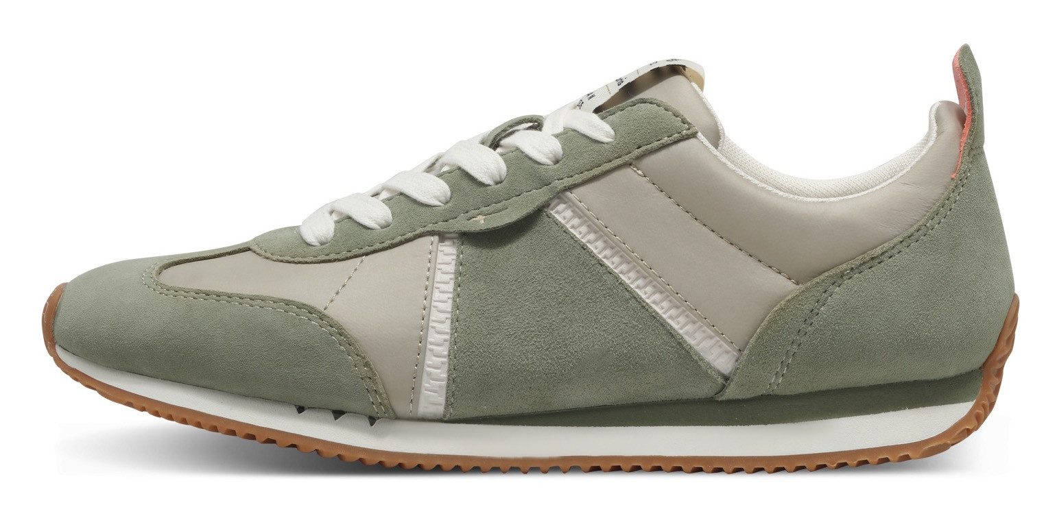 Tamaris Sneakers , vrijetijdsschoen, halfschoen, veterschoen met logo-applicatie