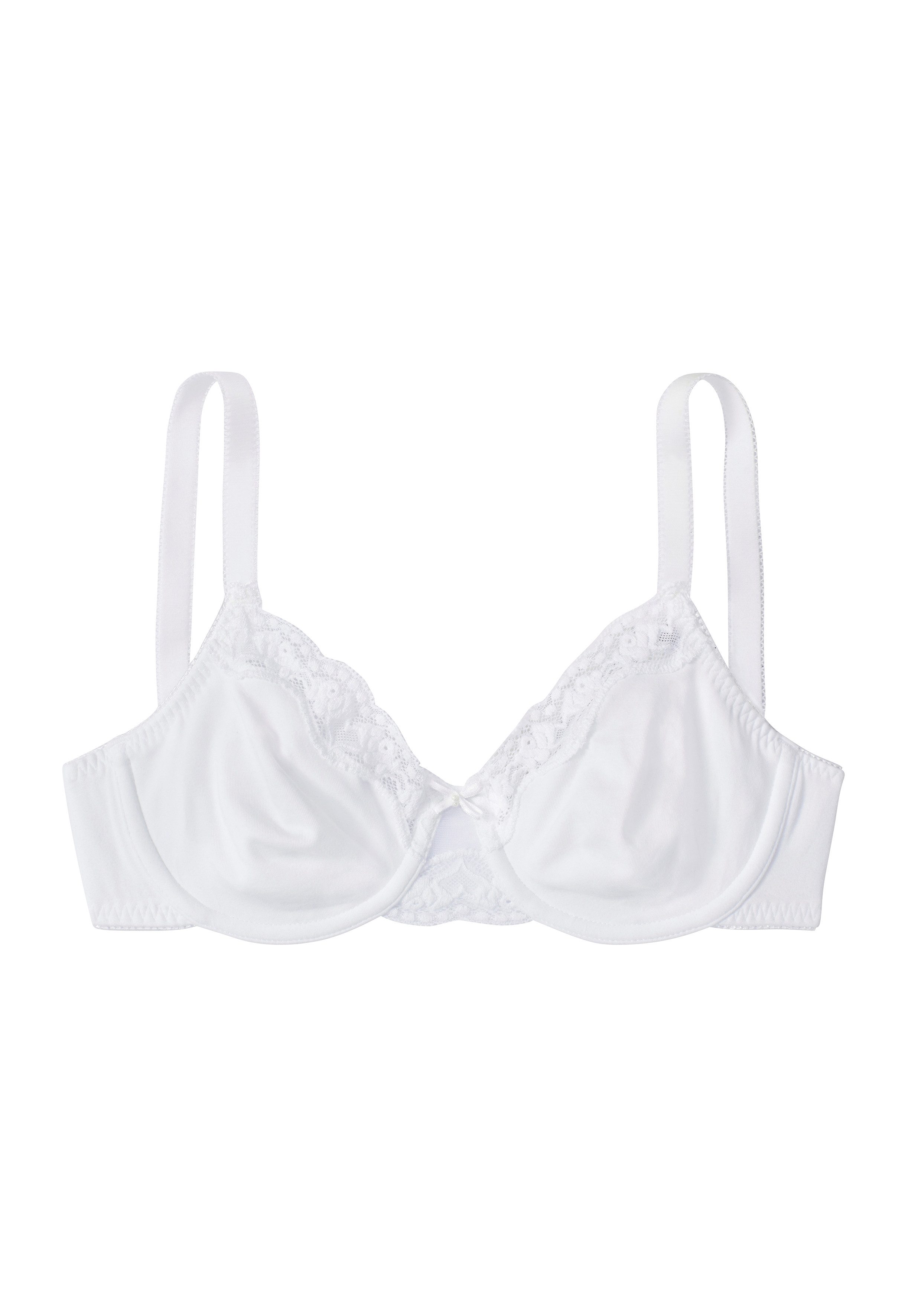 Petite fleur Beugel-bh met fijne jacquard-kant (2-delig, Set van 2)