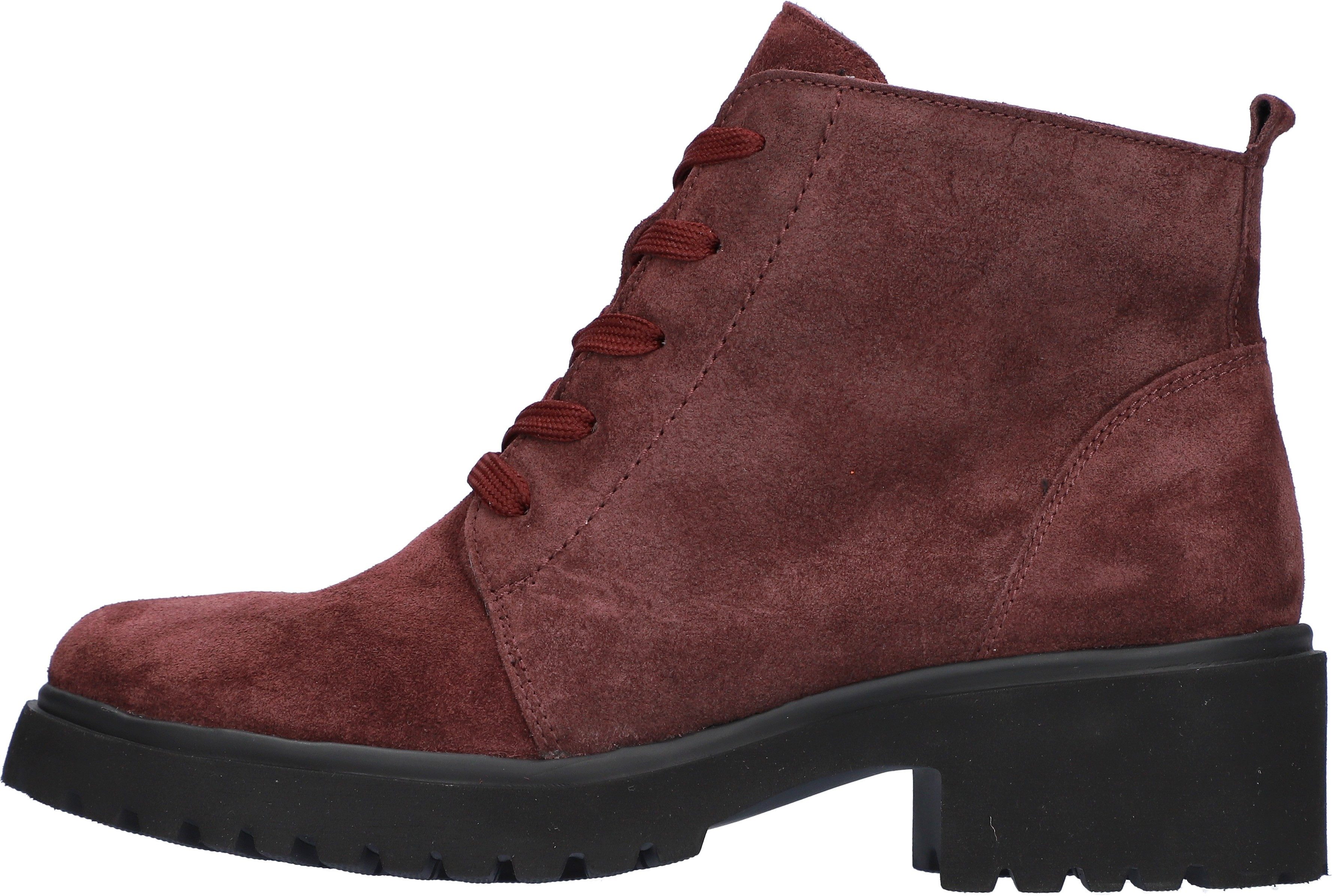 Waldläufer Hoge veterschoenen H-LUISE enkellaars, blokhak, in comfortabele schoenwijdte g (= breed)