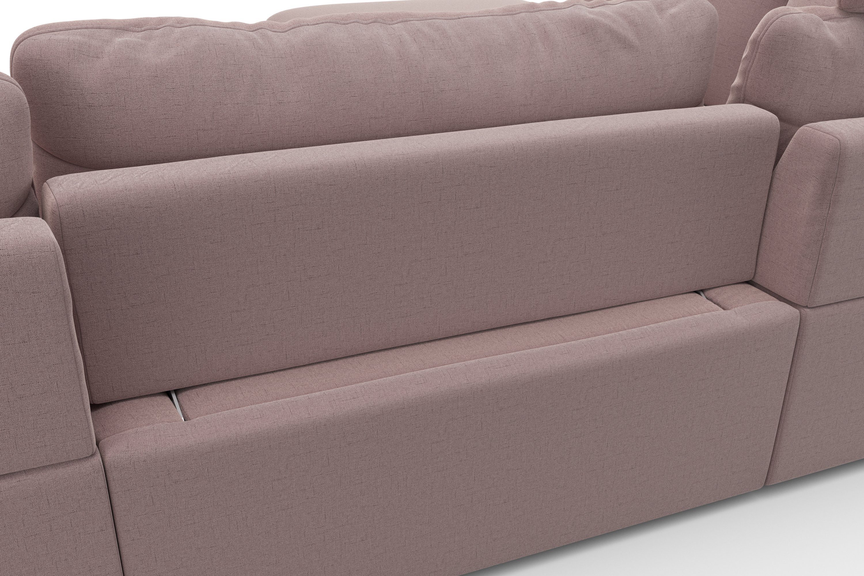 sit&more Hoekbank Cadabra L-vorm Breedte 356 cm, met zitdiepteverstelling