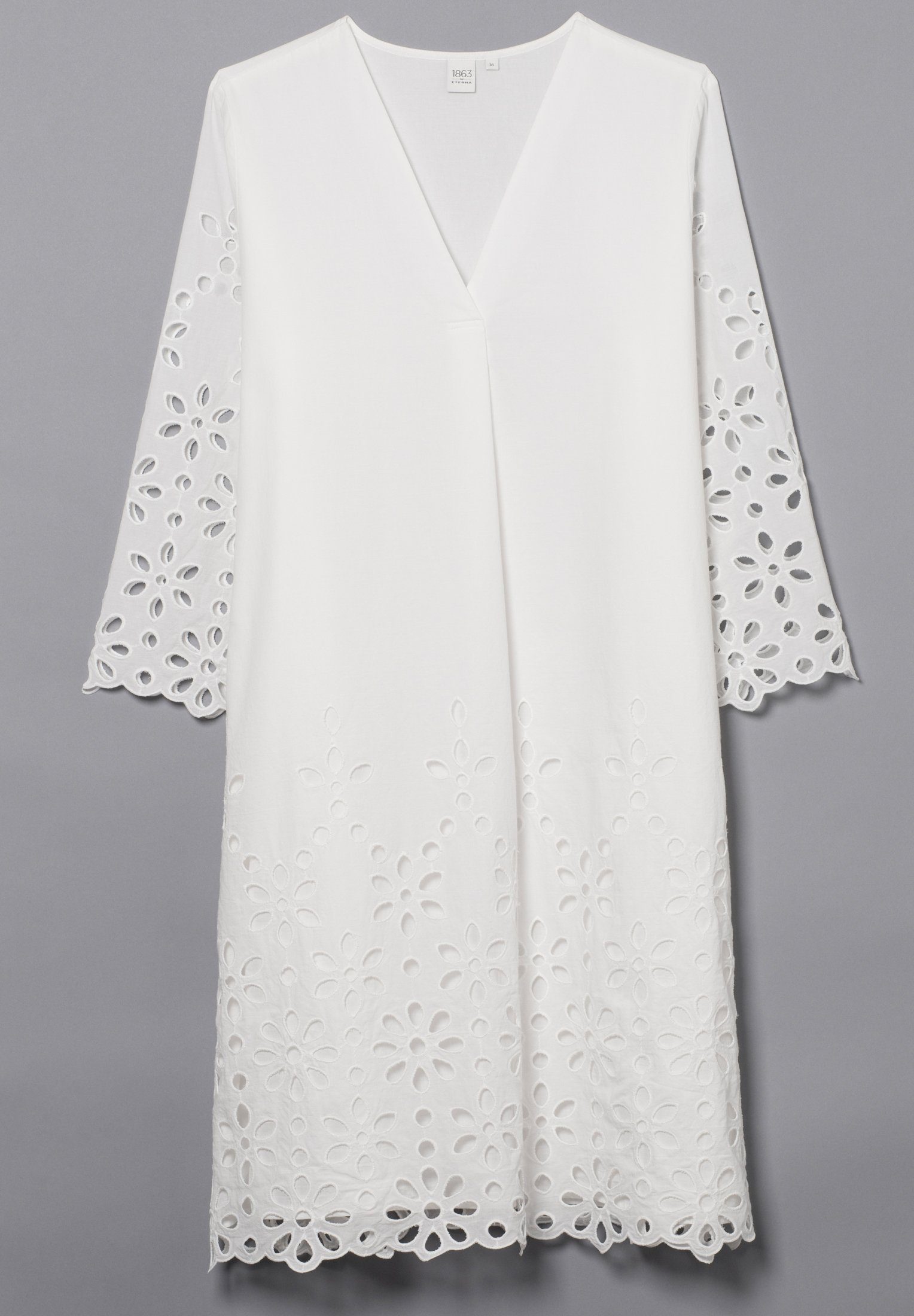 Eterna Kanten jurk Loose fit