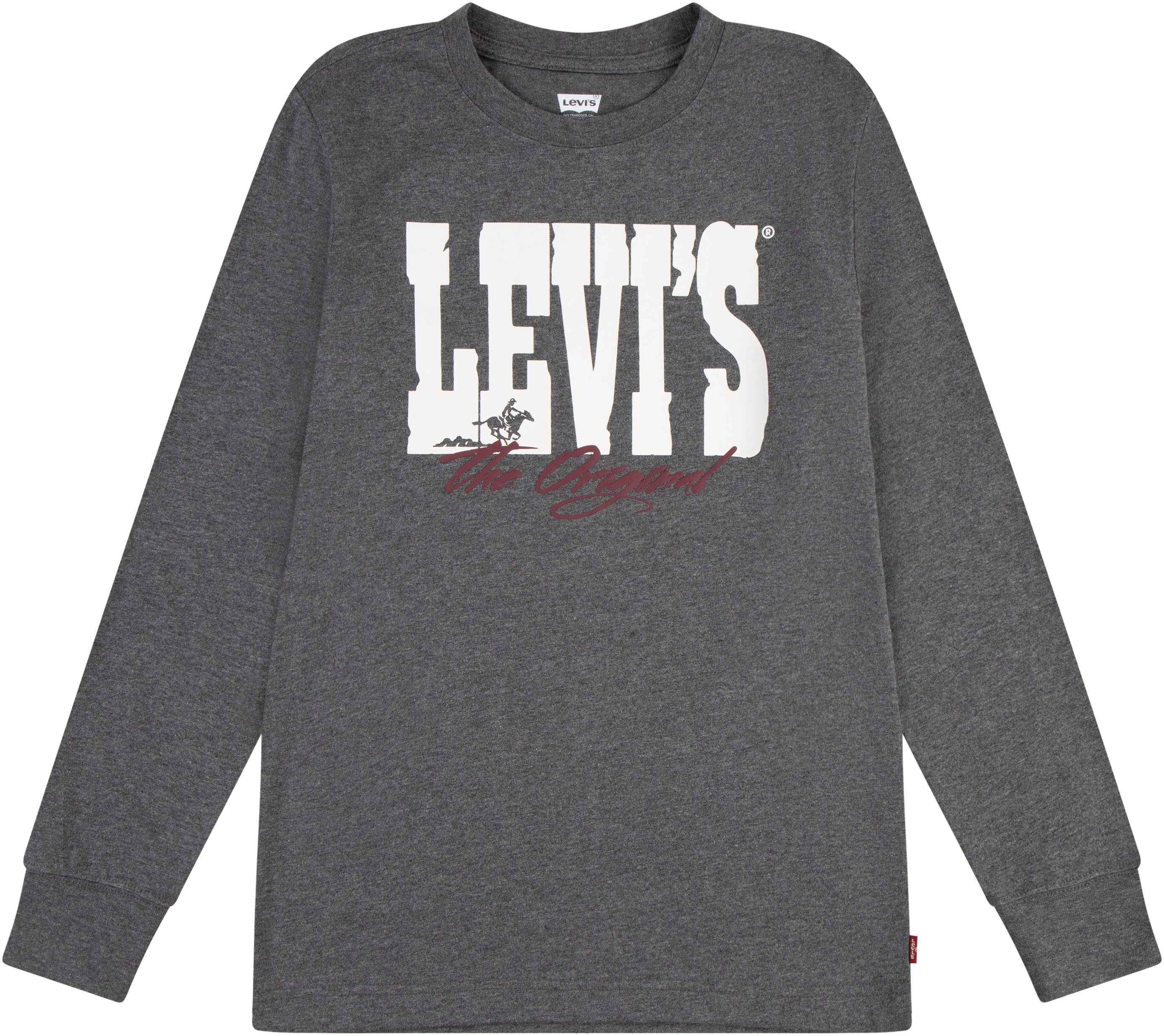 Levi's Kidswear Shirt met lange mouwen LVB YEE-HAW LS TEE