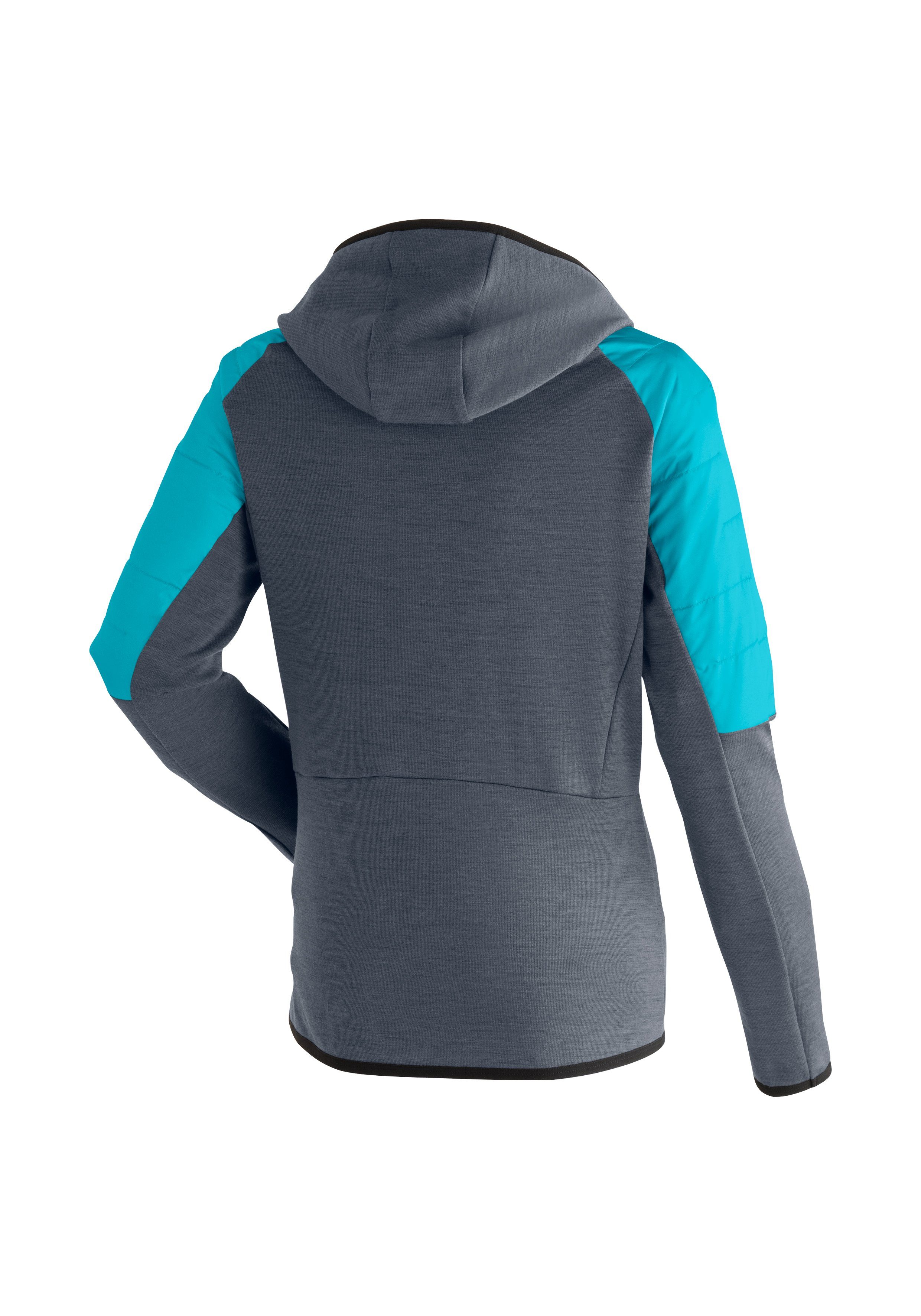 Maier Sports Outdoorjack Lanus W Dames wandeljacke gewatteerd, ademende trekking-jack met 3 zakken