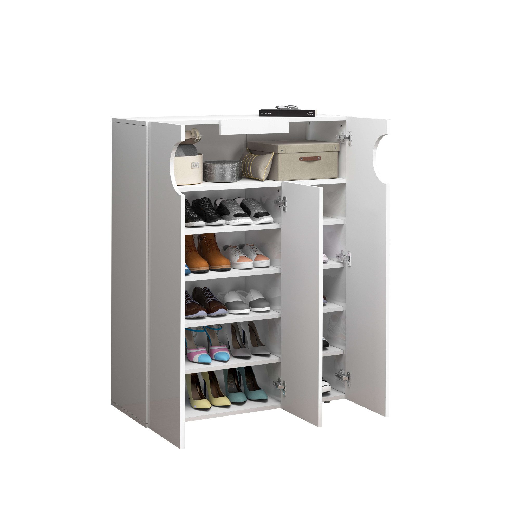 INOSIGN Schoenenkast Real, schoenenkast, schoenencommode, schoenenrek, breedte 90 cm