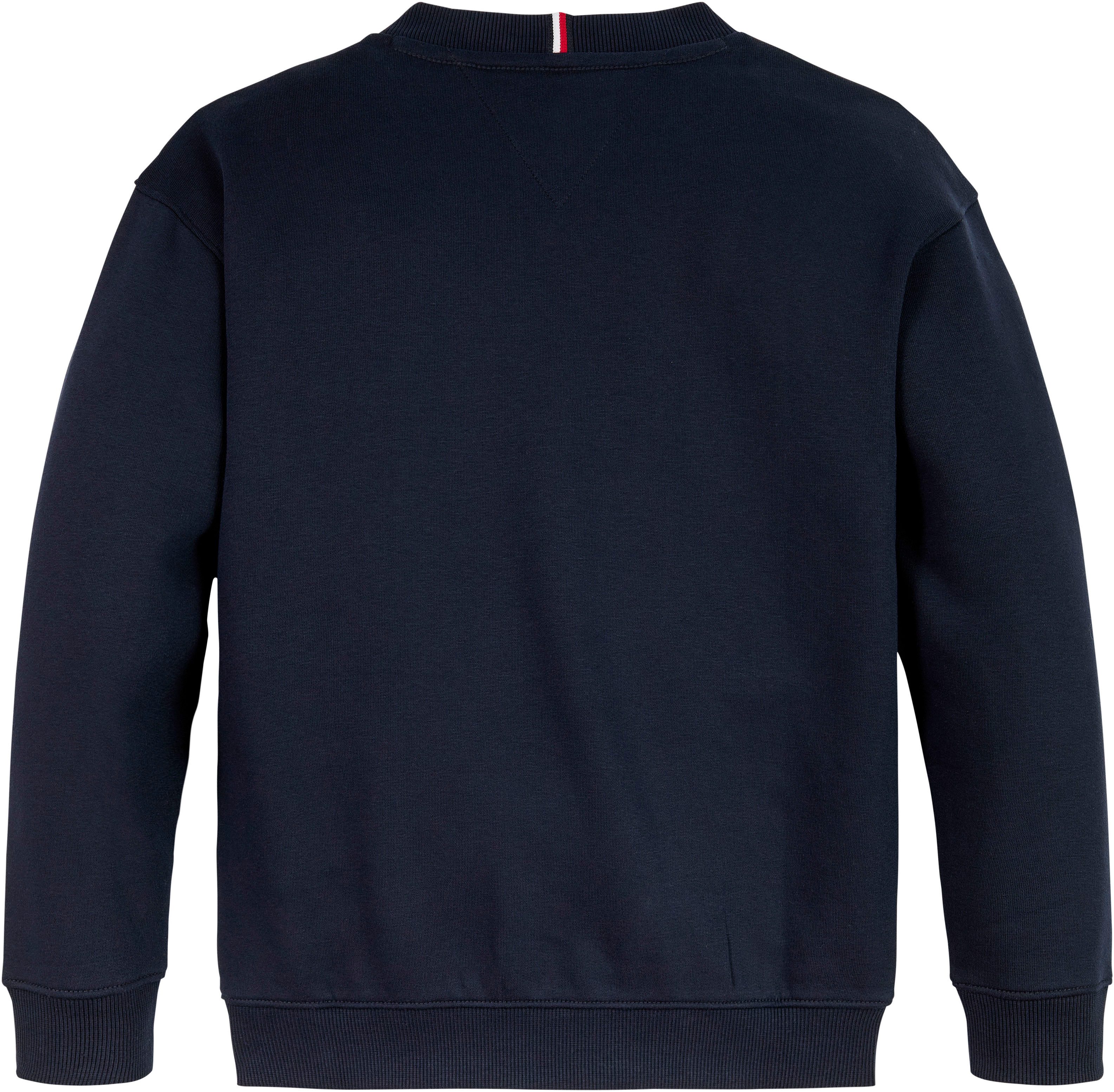 Tommy Hilfiger Sweatshirt U TIMELESS SWEATSHIRT Kinderen tot 16 jaar, logo-vlag, ronde hals