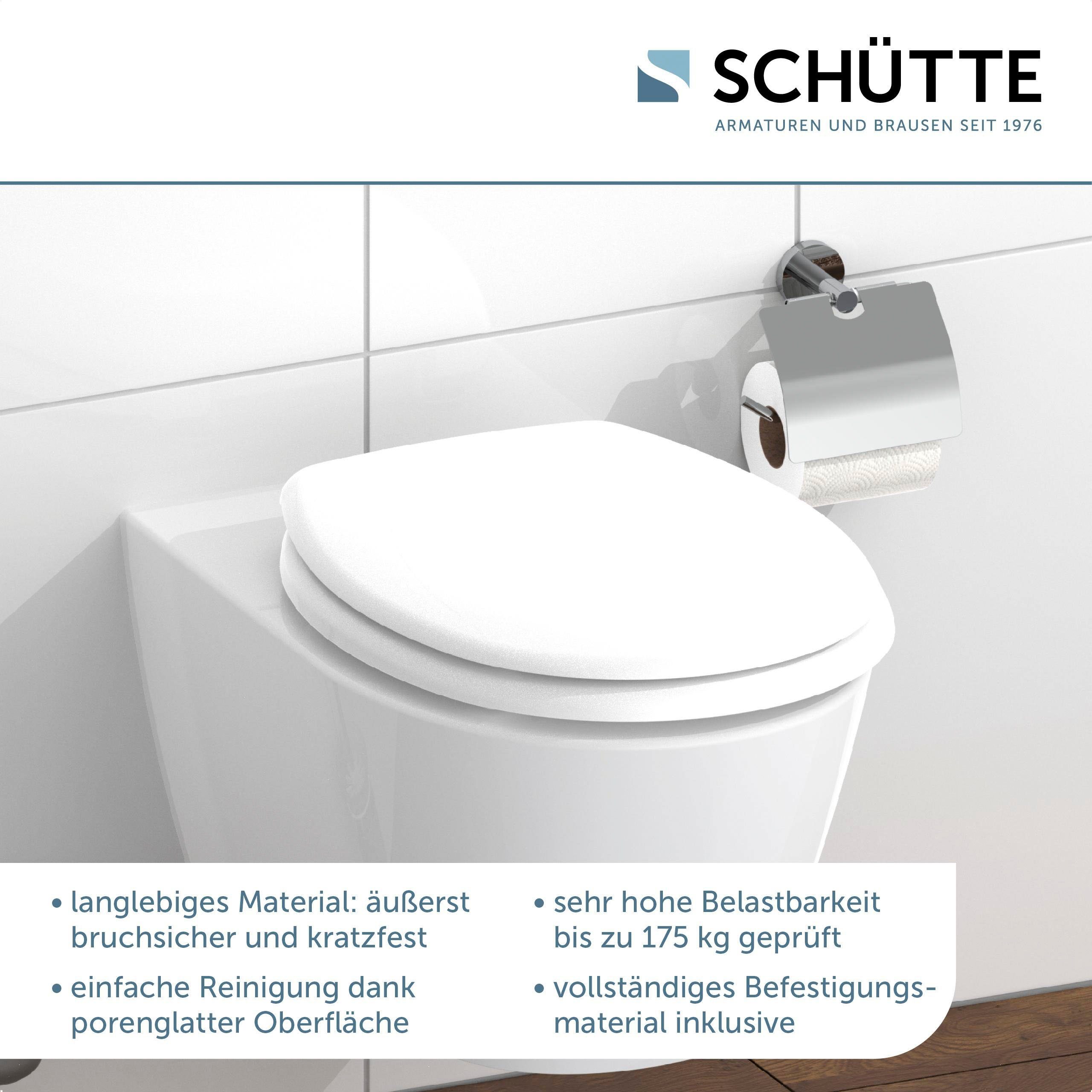 Schütte Toiletzitting Duroplast, maximale belasting van de toiletbril 175 kg
