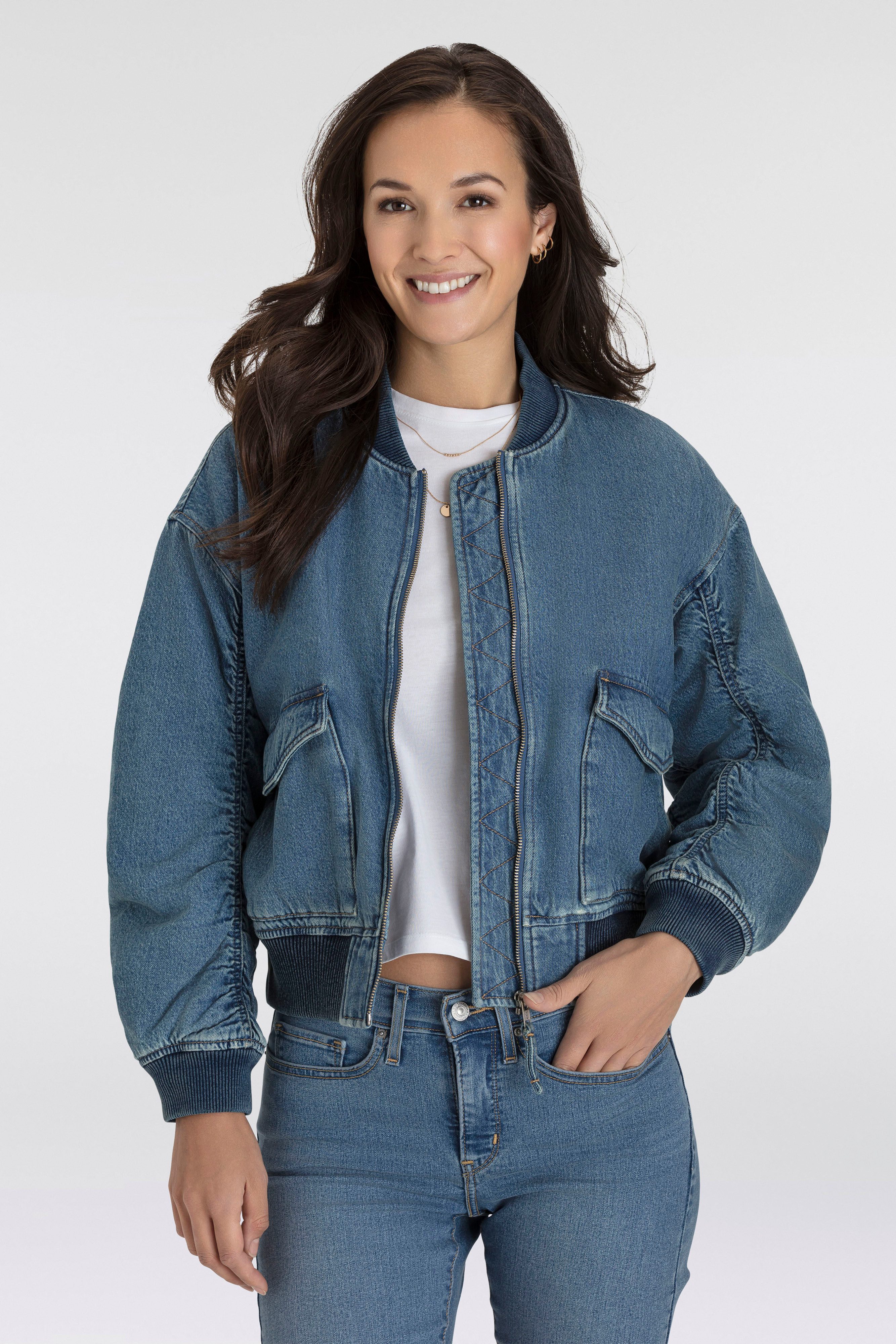 Levi's Jack in collegestijl ANDY TECHY JACKET dames blousons maat S (36)