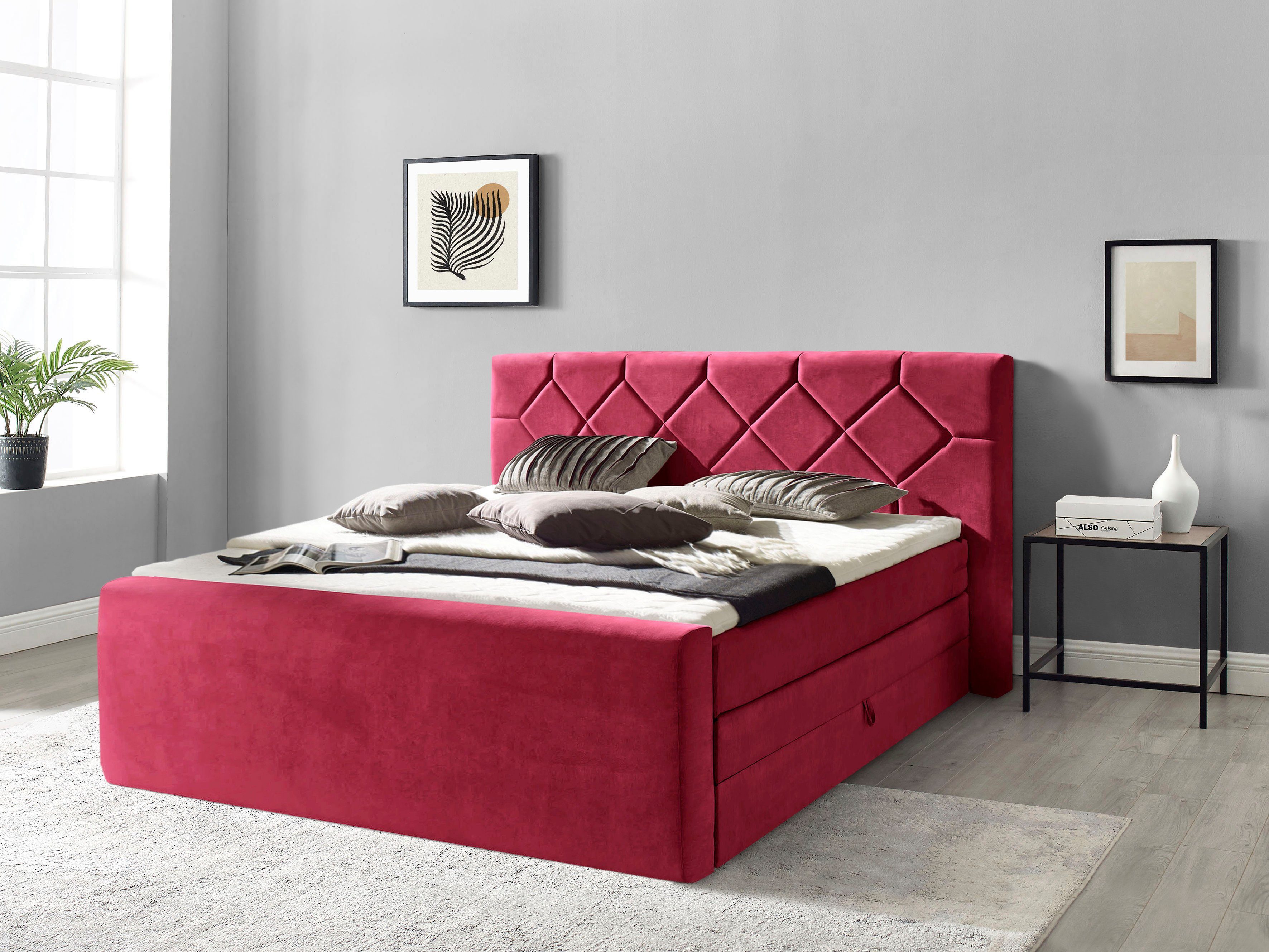 Places of Style Boxspring Atlanta inclusief topmatras en bedkist