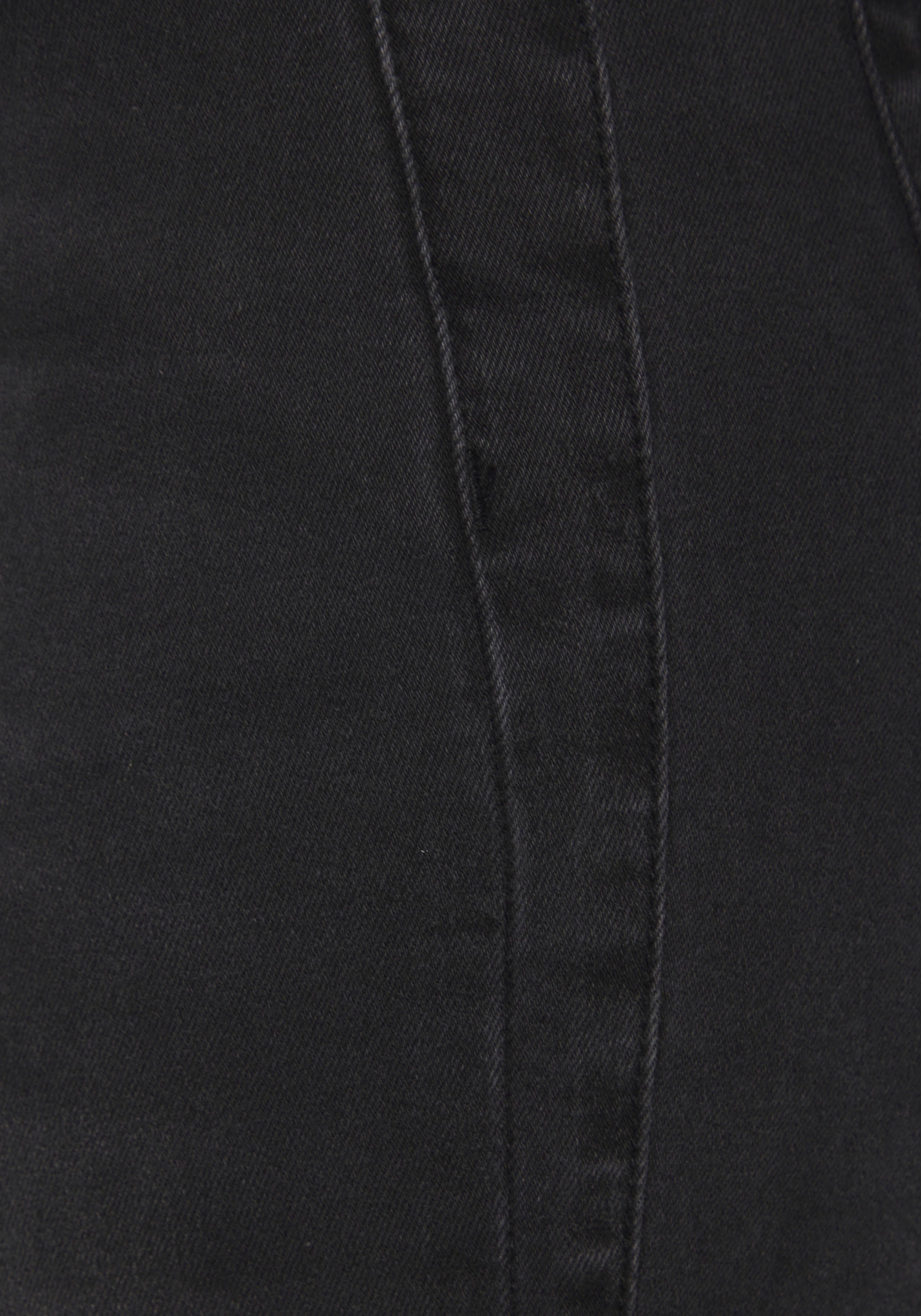 Vivance 7/8-capri-jeans met kantdetail aan de zoom, skinny jeans, modieus