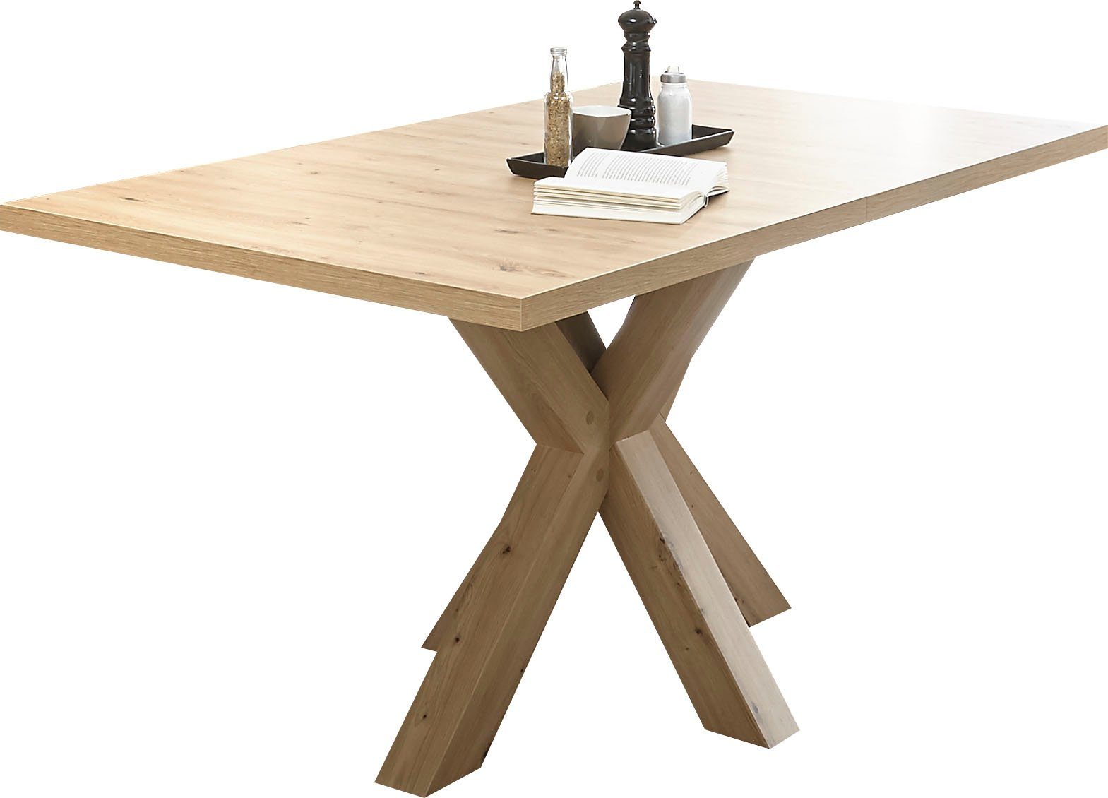 Mäusbacher Eettafel 160 cm, uittrekbaar tot 210 cm