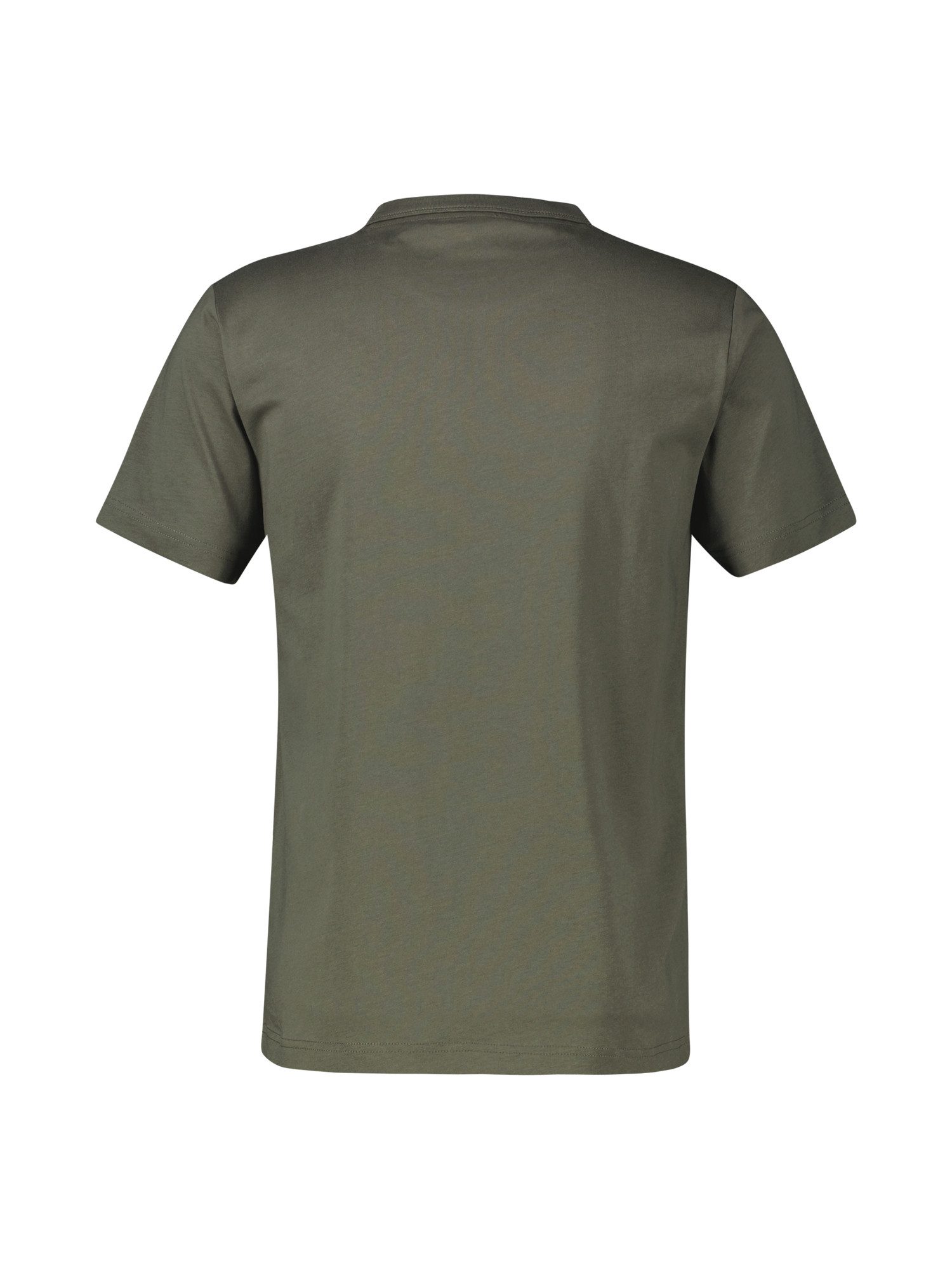 Lerros T-shirt LERROS Effen T-shirt met borstprint