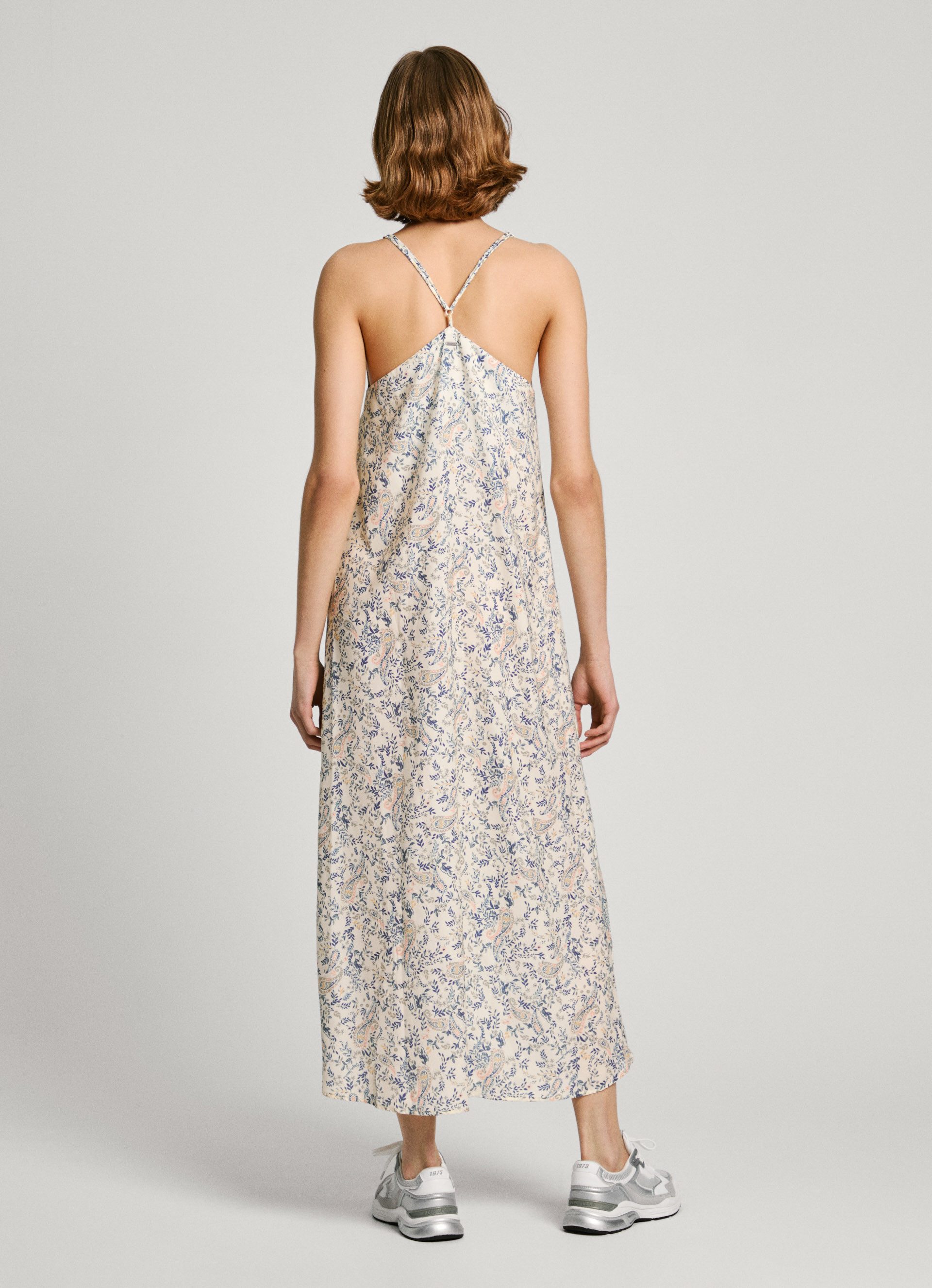 Pepe Jeans Jurk met spaghettibandjes MOLLY met paisleyprint