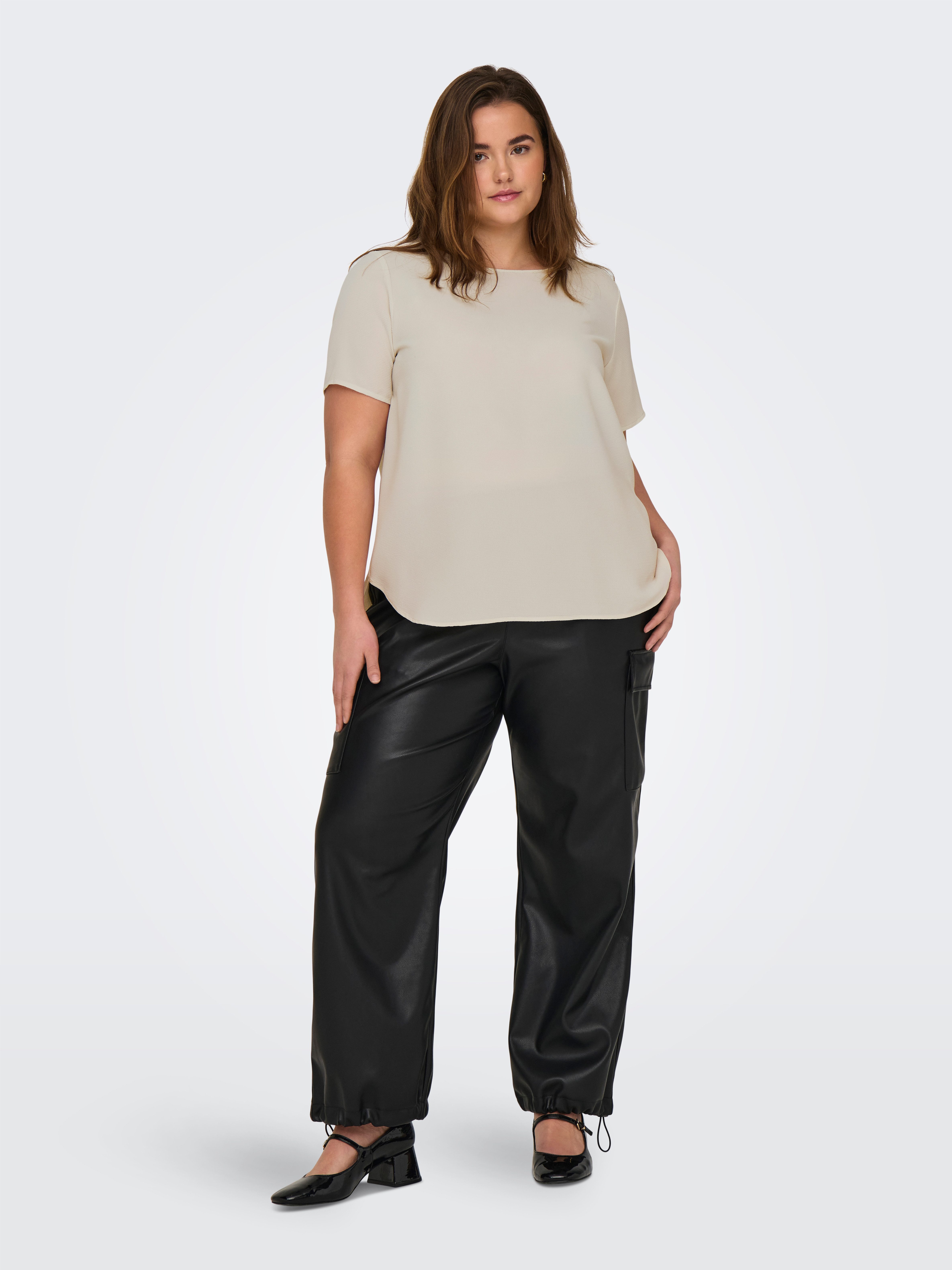 ONLY CARMAKOMA Shirtblouse CARVICA SS TOP WVN NOOS