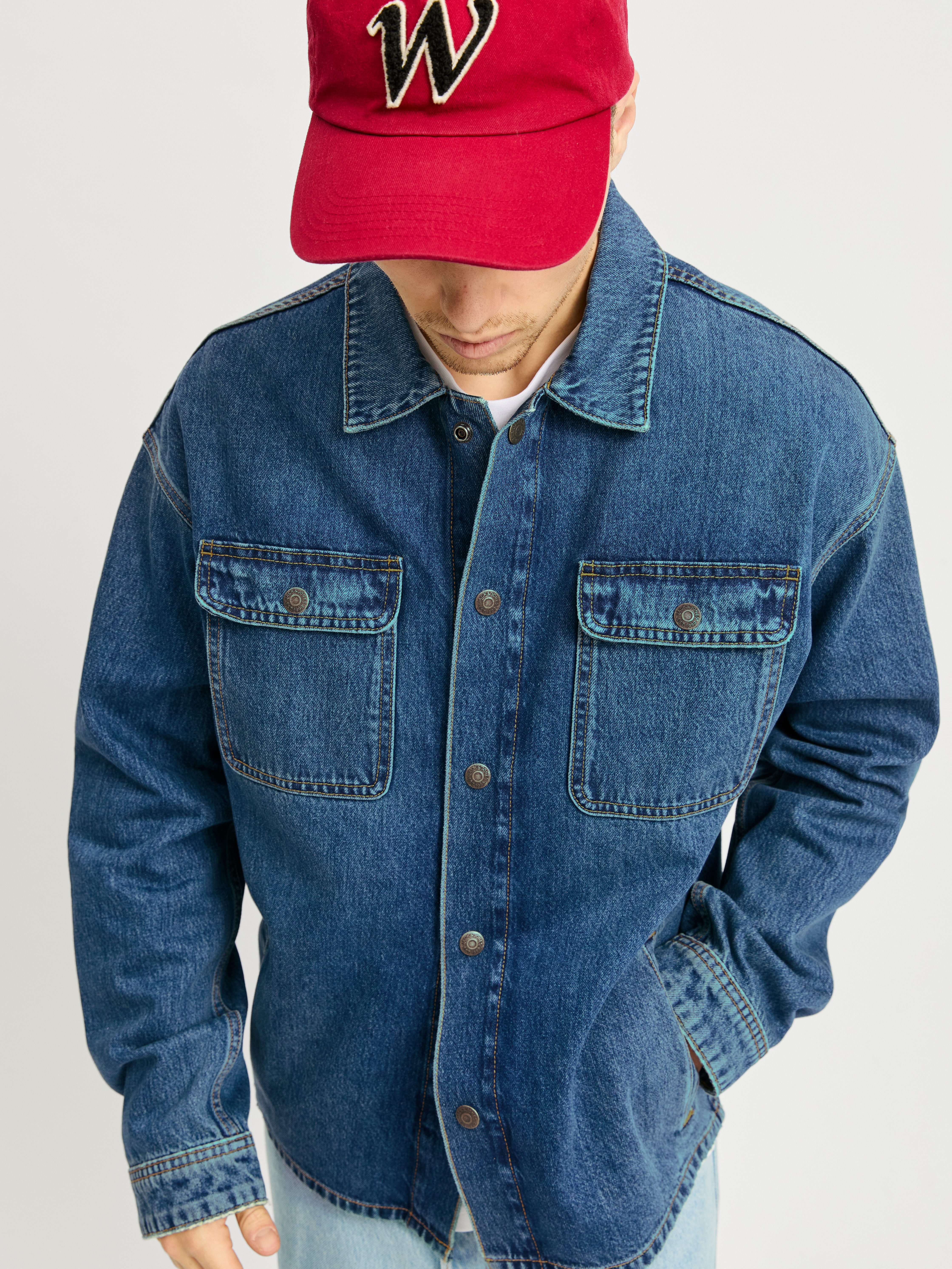 Jack & Jones Jeans overhemd JJICHASE JJOVERSHIRT MF 903 SN