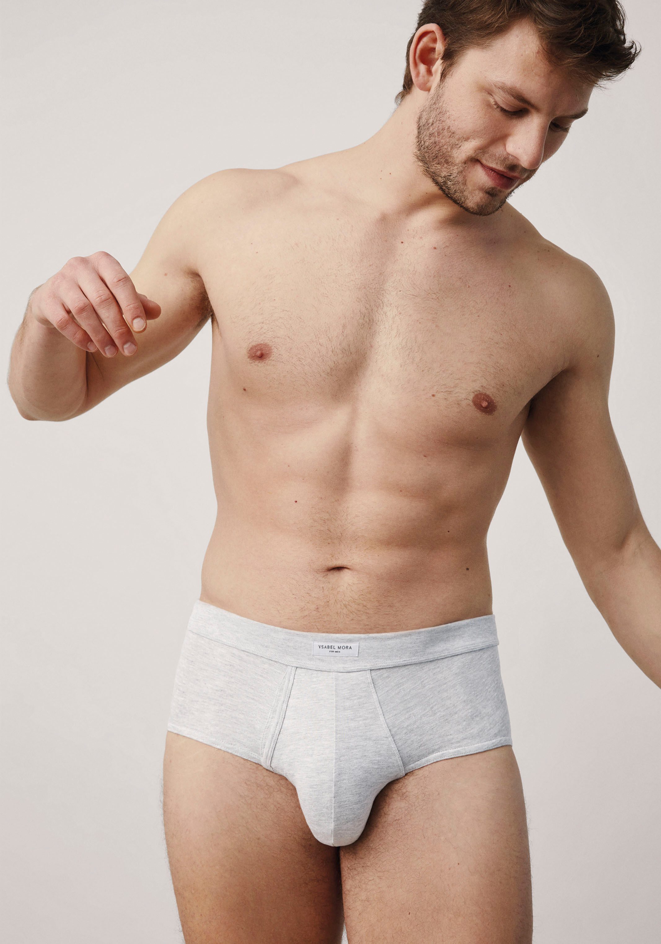YSABEL MORA Slip BASIC COLLECTION COTTON met praktische toegang in het kruis (Set van 3)