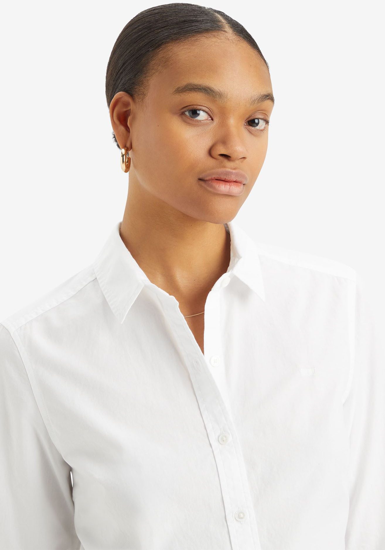 Levi's® Overhemdblouse The Classic Klein logoborduursel op borsthoogte