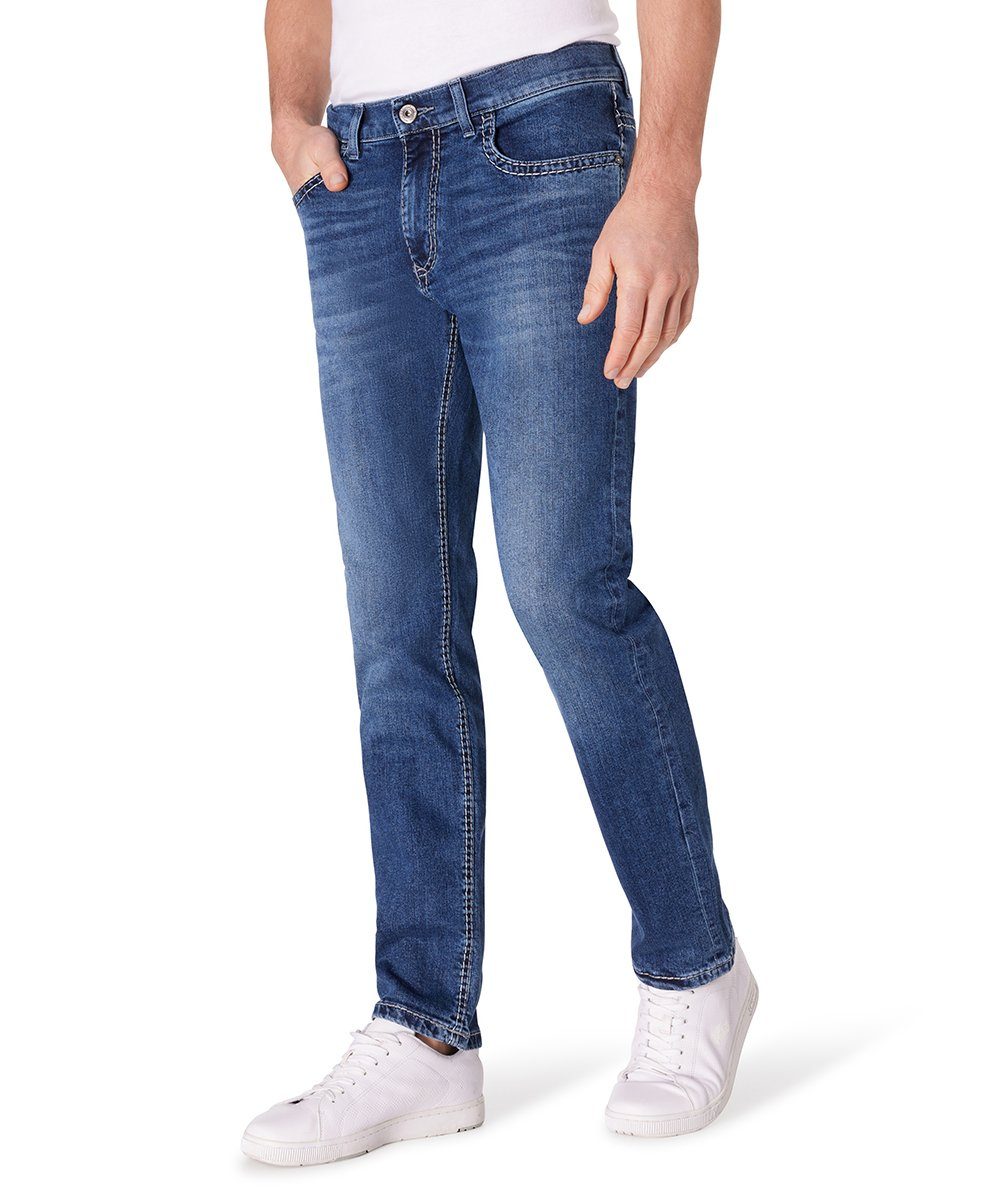 Pioneer Authentic Jeans Straight jeans Rando dikke naden