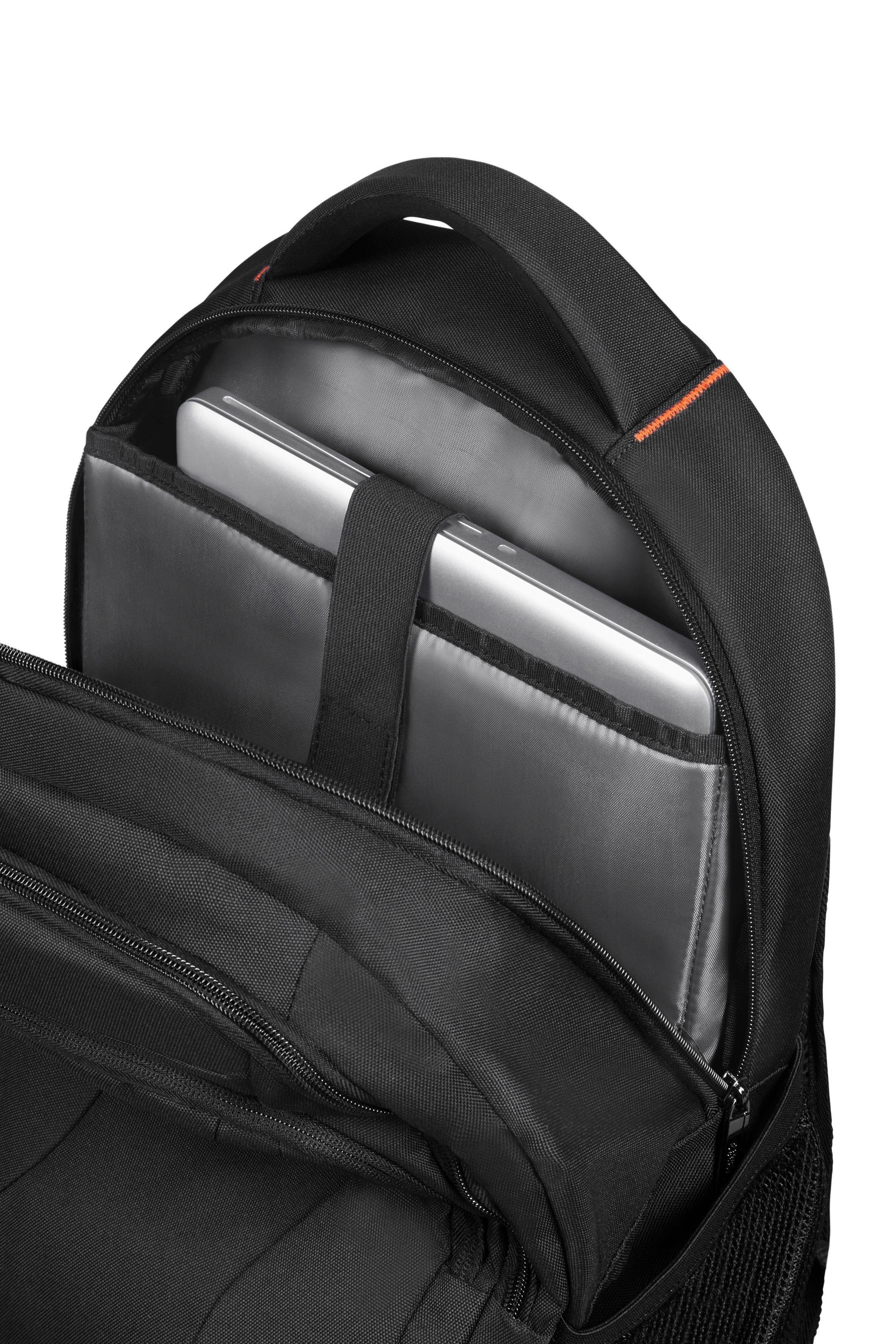 American Tourister Laptoprugzak AT WORK black orange Vrijetijds rugzak werk rugzak laptop rugzak