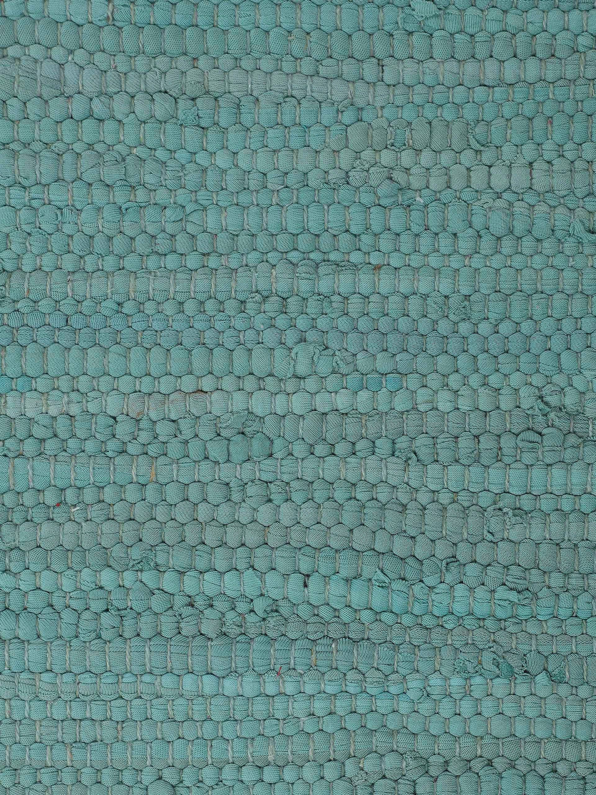 my home Vloerkleed Handgeweven uni, omkeerbaar tapijt Patchwork vloerkleed, puur katoen, handgeweven, effen, met franjes