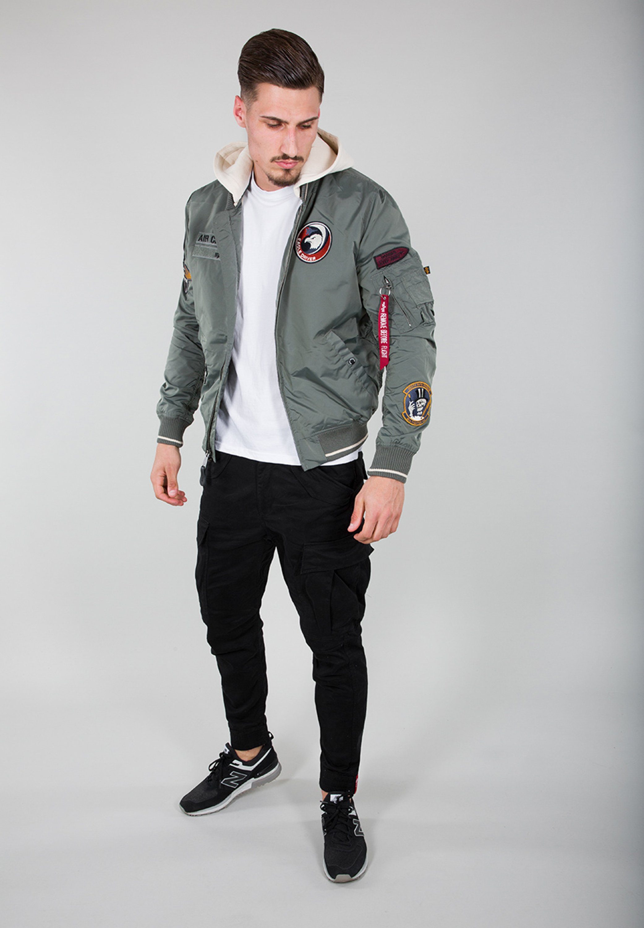 Alpha Industries Bomberjack Alpha Industries Men - Bomber Jackets MA-1 TT Hood Patch