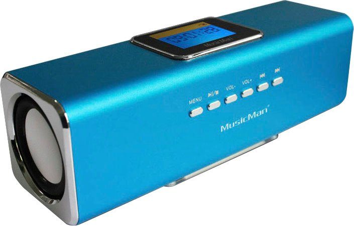 Technaxx Portable luidspreker MusicMan MA Display Soundstation (1 stuk) alle luidsprekers blauw