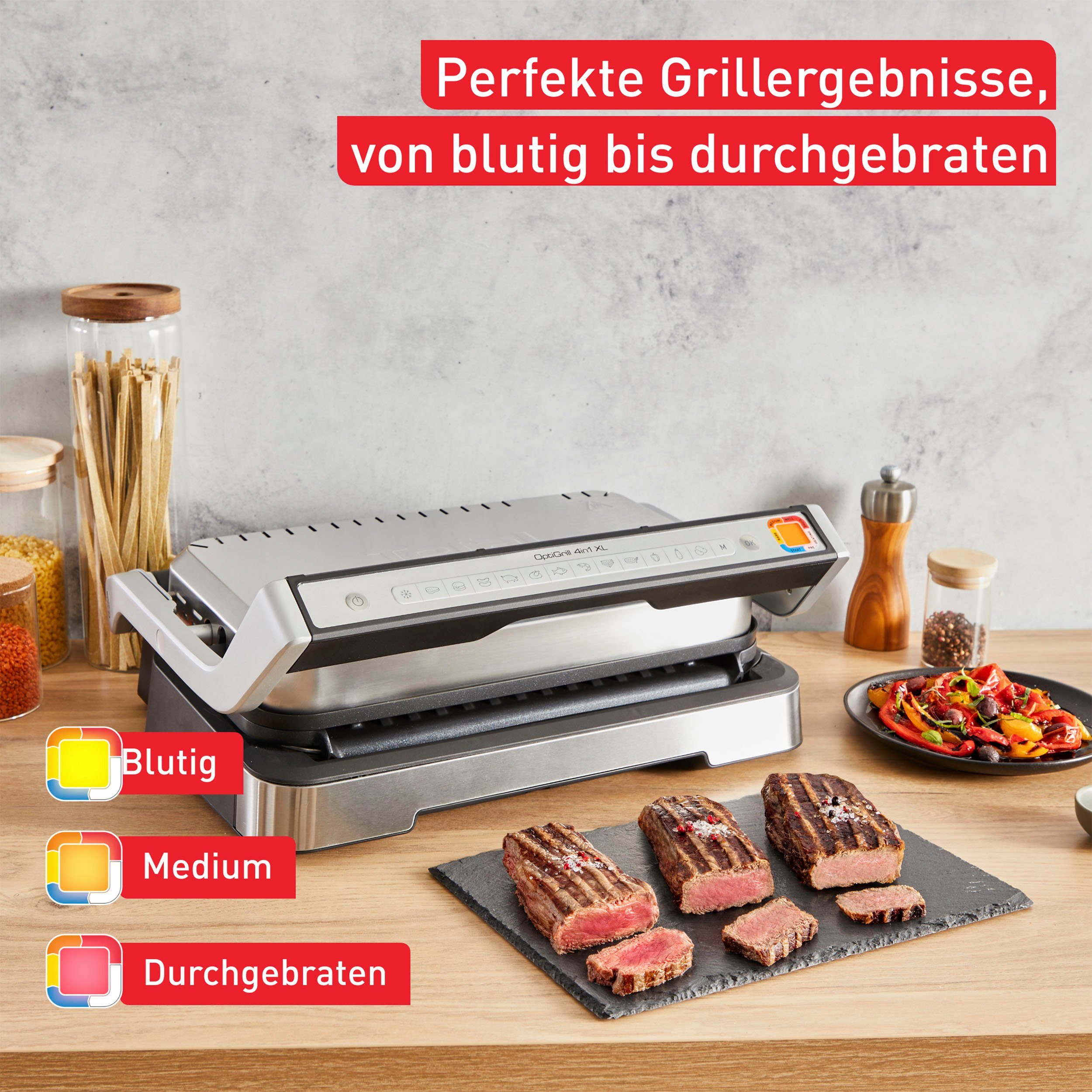 Tefal Contactgrill OptiGrill 4in1 XL GC784D