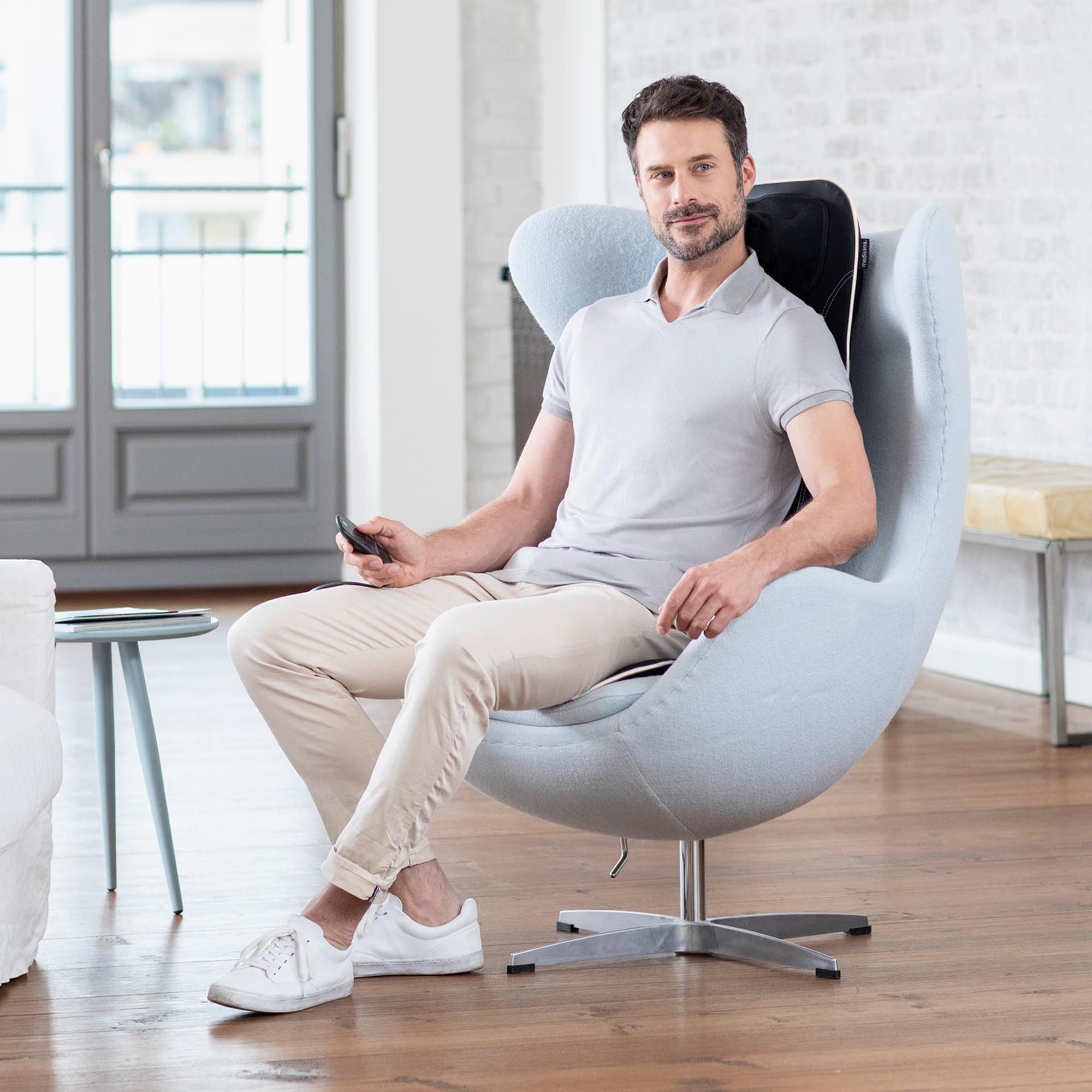 Medisana Shiatsu-massagekussen MCN 88930 3 massagezones, nekmassage, rode licht-/warmtefunctie, wasbare hoes