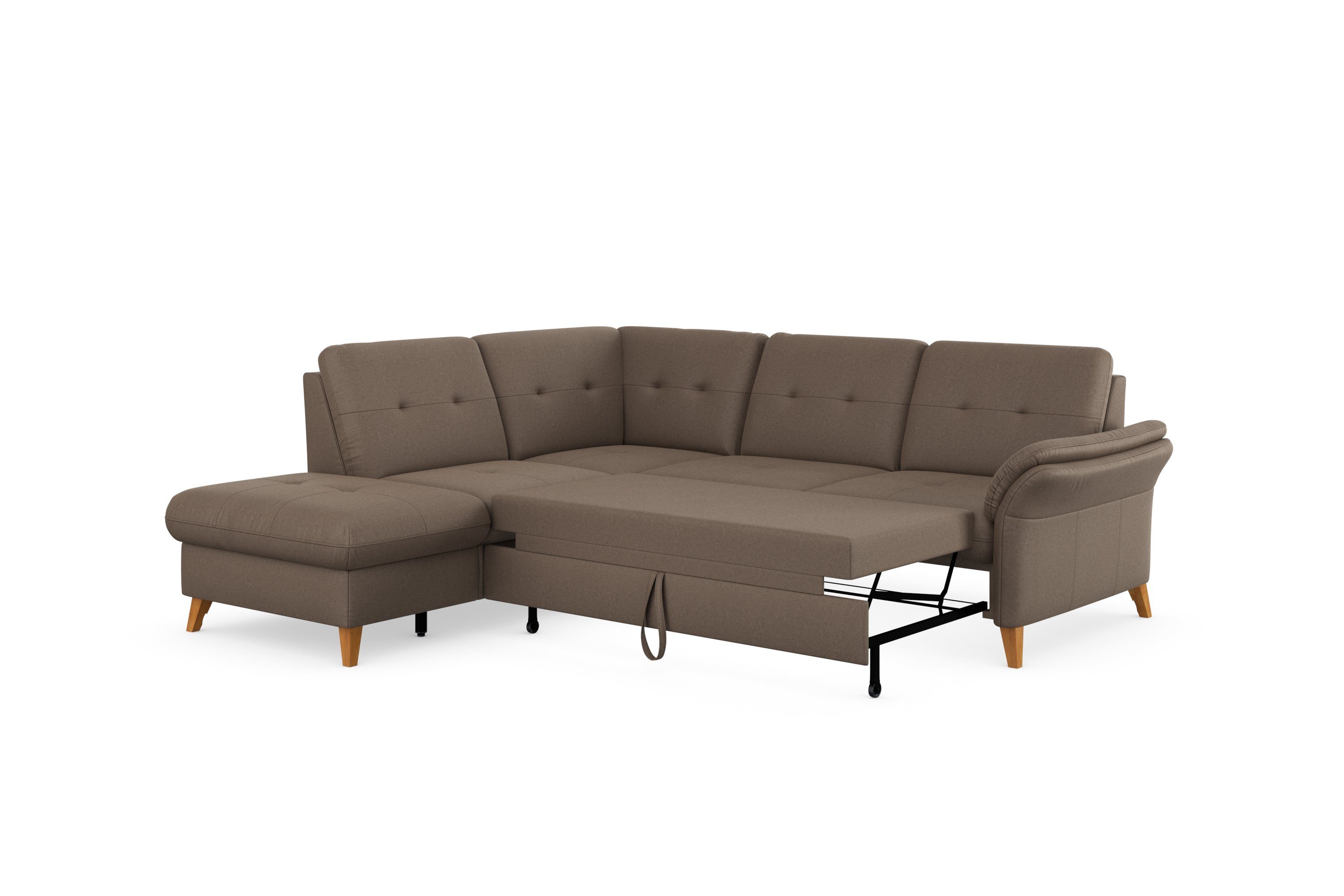 sit&more Hoekbank Göteborg inclusief zitdiepteverstelling, optioneel met bedfunctie & bedlade