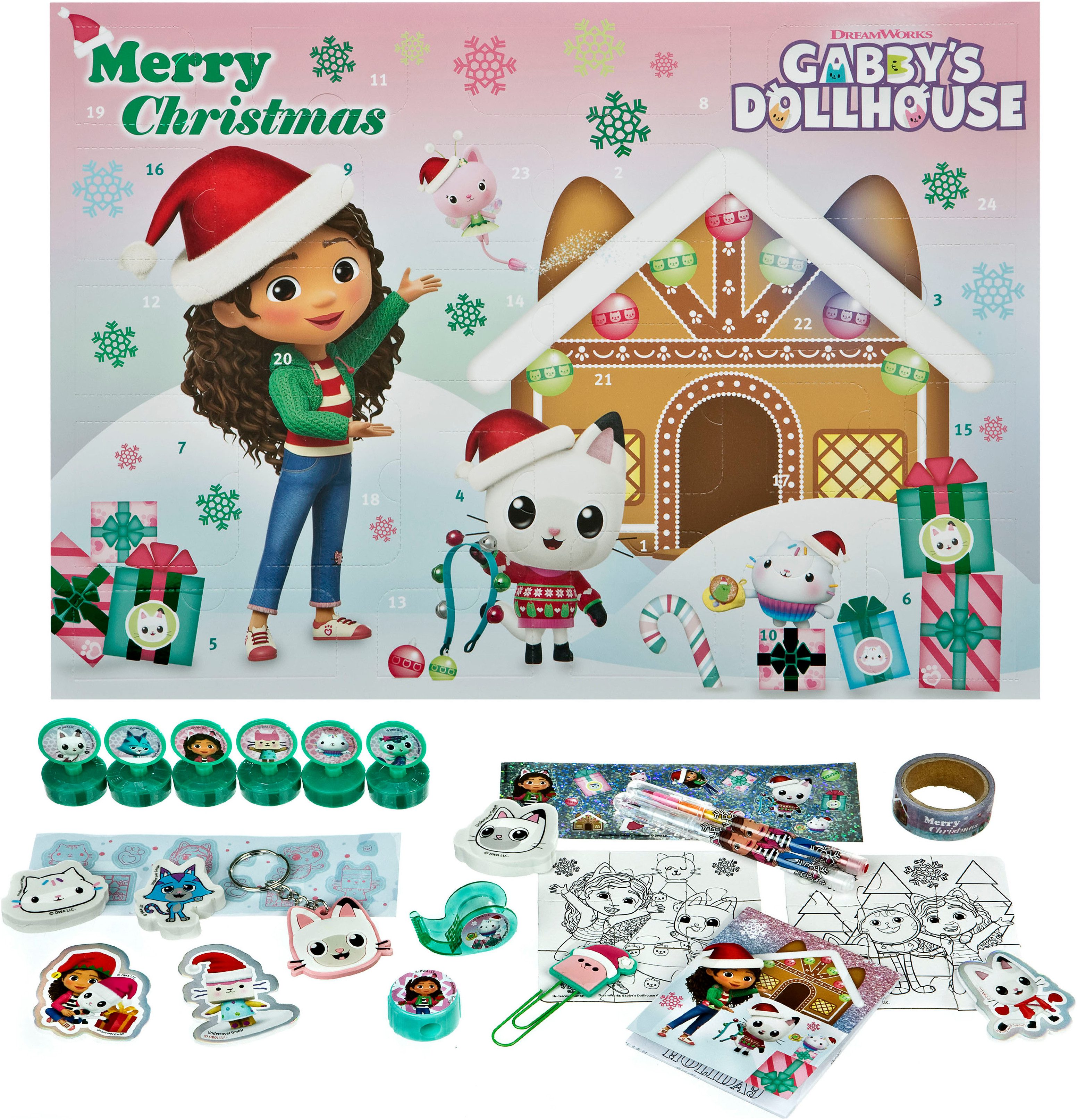 UNDERCOVER Speelgoed adventskalender Gabby's poppenhuis (24-delig)