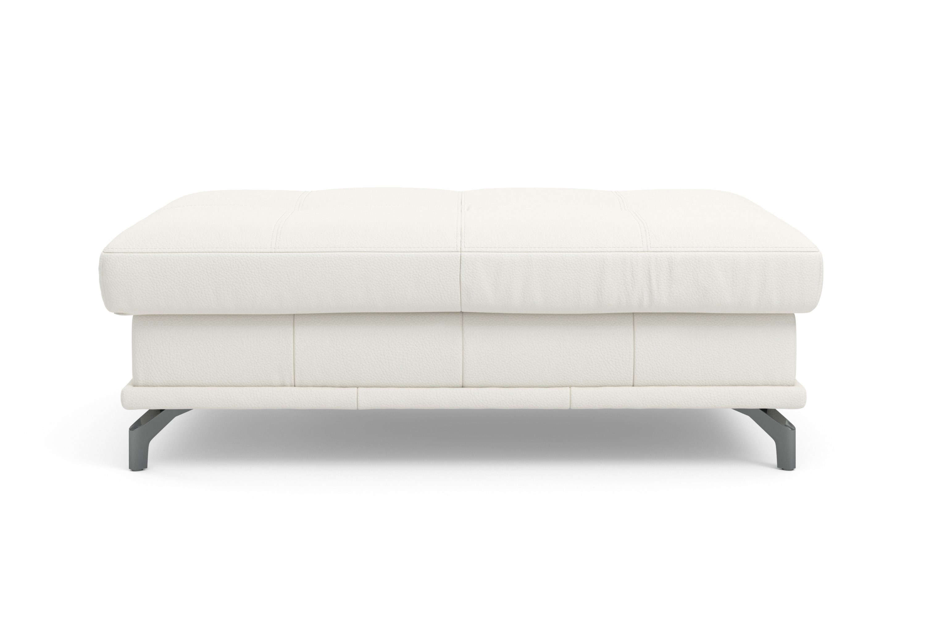 Places of Style Hocker Costello passend bij de serie, edele metalen voeten