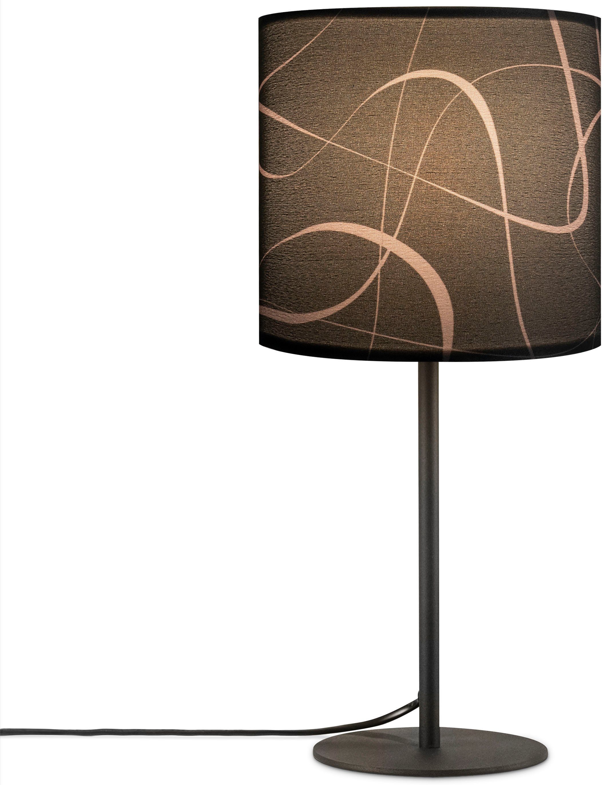Paco Home Tafellamp Luca Tribal Retro nachtlamp met patroon E14 voor slaapkamer modern uni