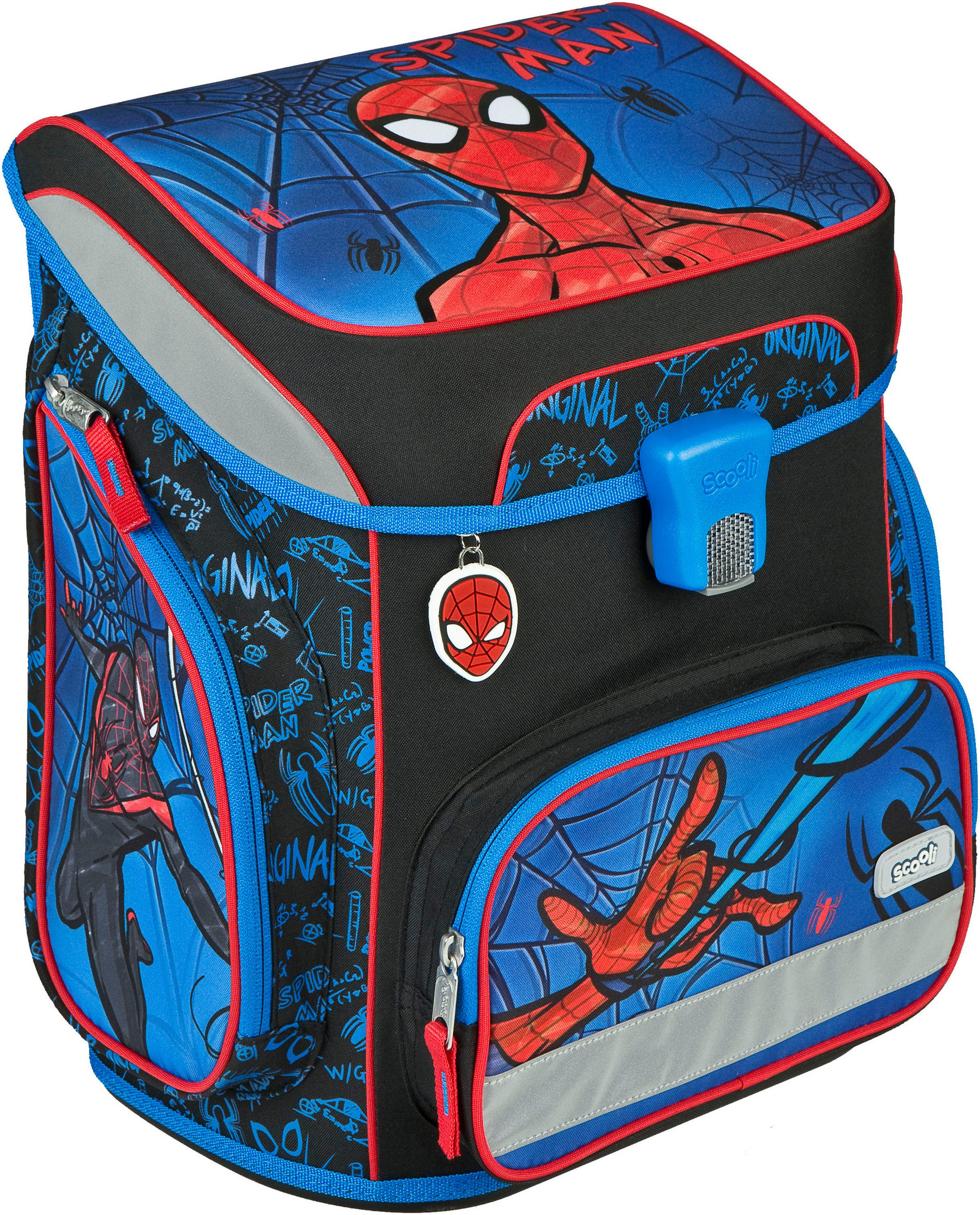 Scooli Schooltas EasyFit, Spider-Man (set, 5-delig)
