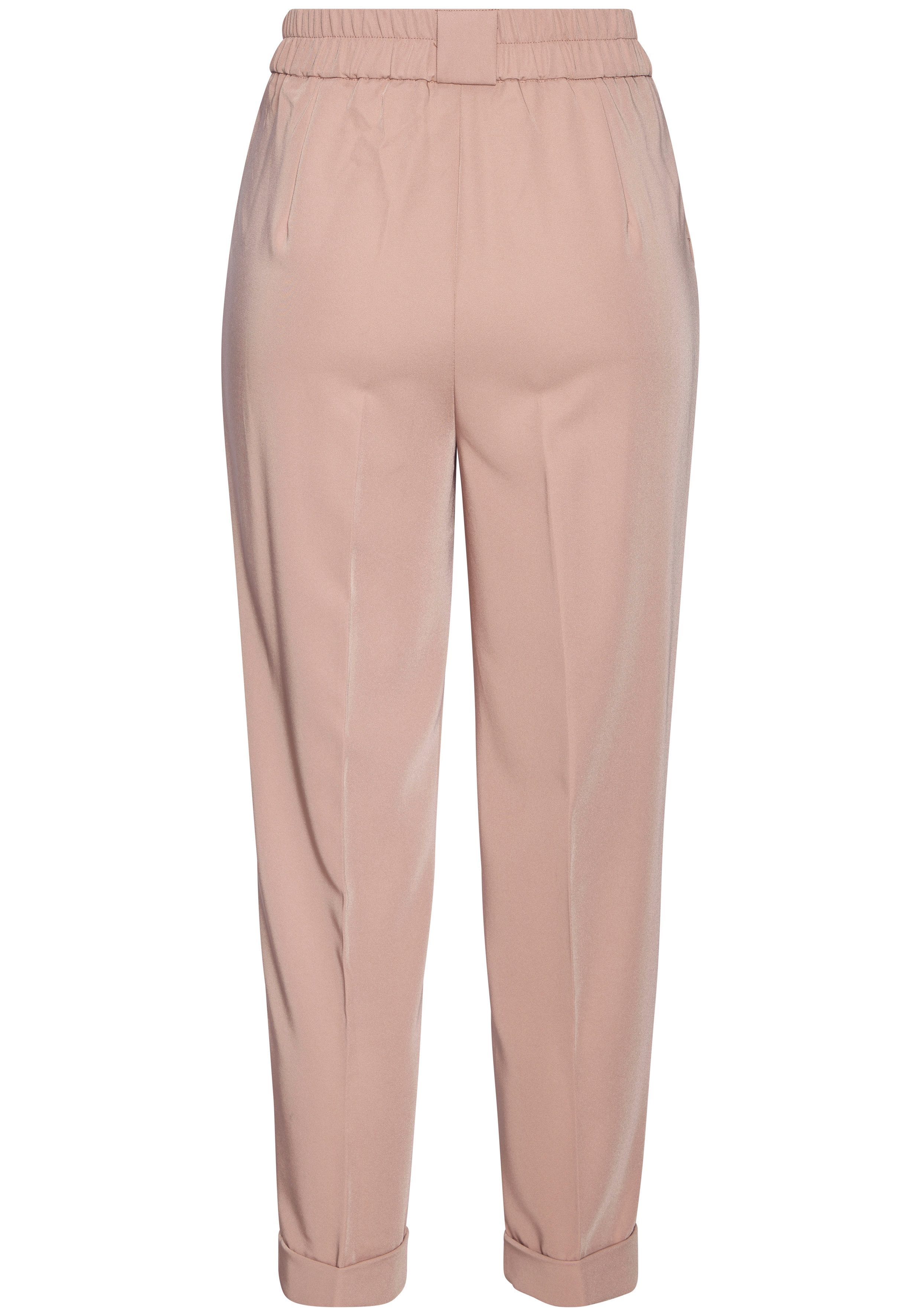 Lascana 7/8 broek met persvouwen, smalle pijp