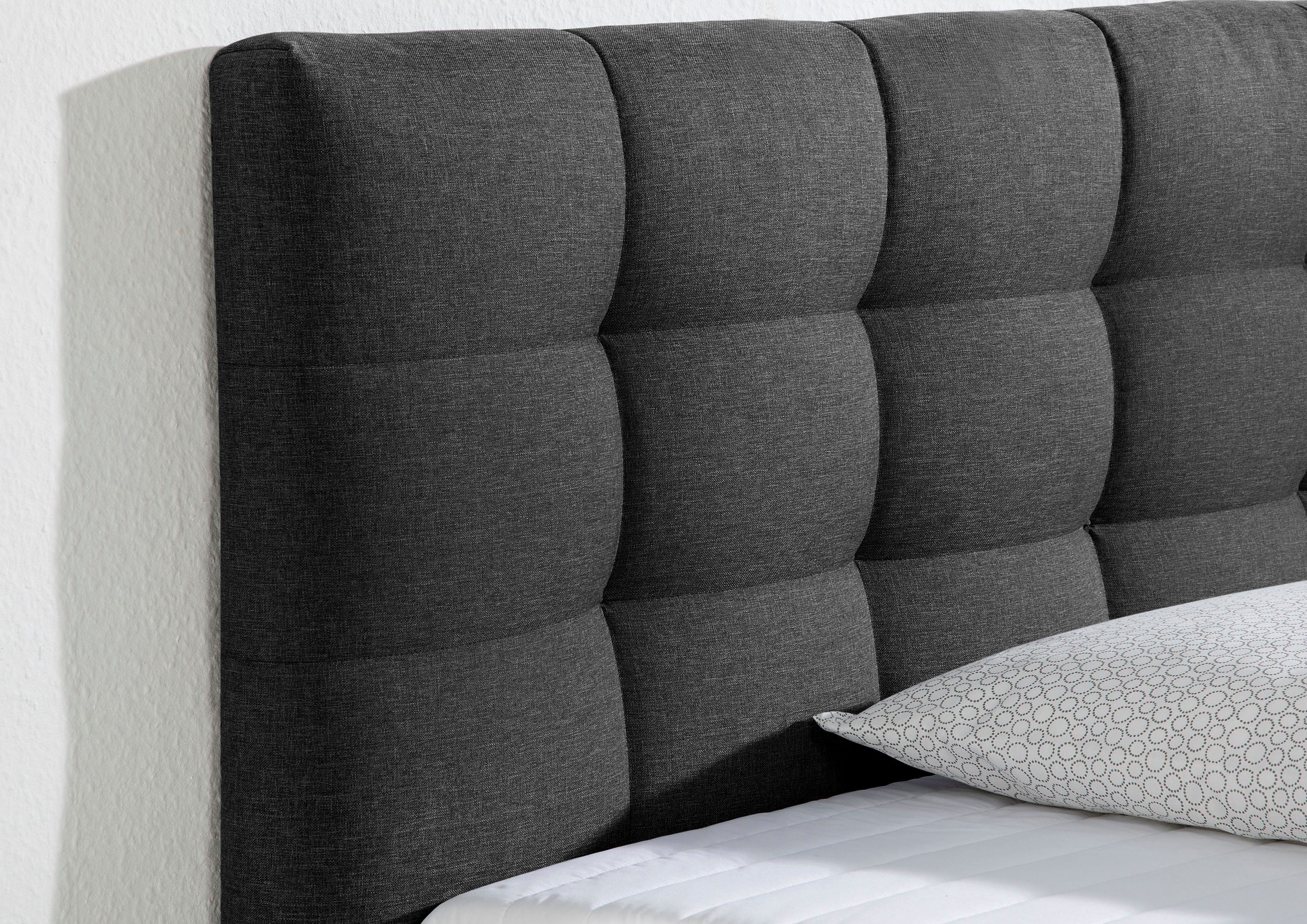 INOSIGN Boxspring Vaasa inclusief bedlade & topper, xxl-uitvoering, extra lengte 220 cm