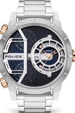 police multifunctioneel horloge vibe, pewjg2118104 zilver
