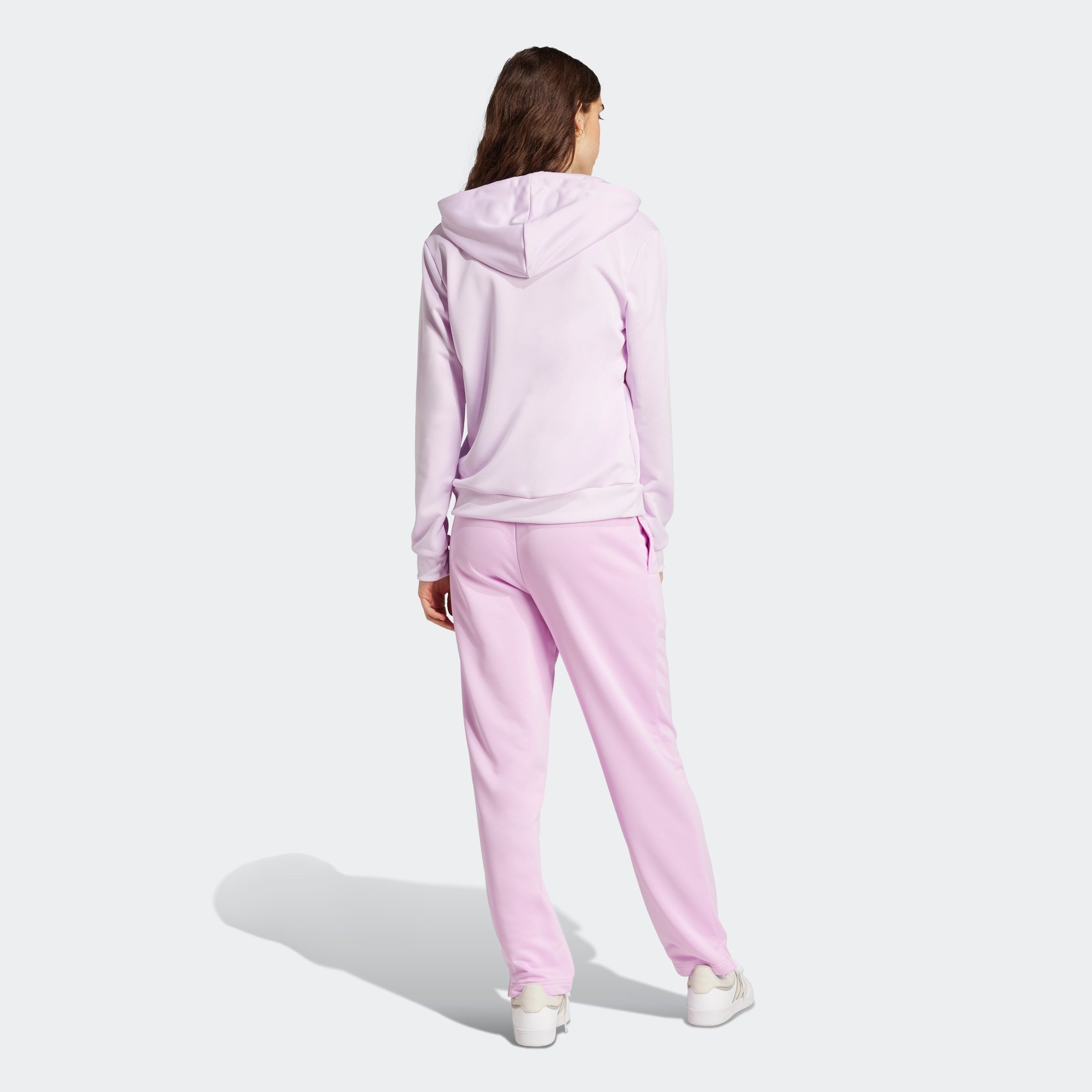adidas Sportswear Trainingspak W LINEAR TS Trainingsjack met capuchon, trainingspak (2-delig)