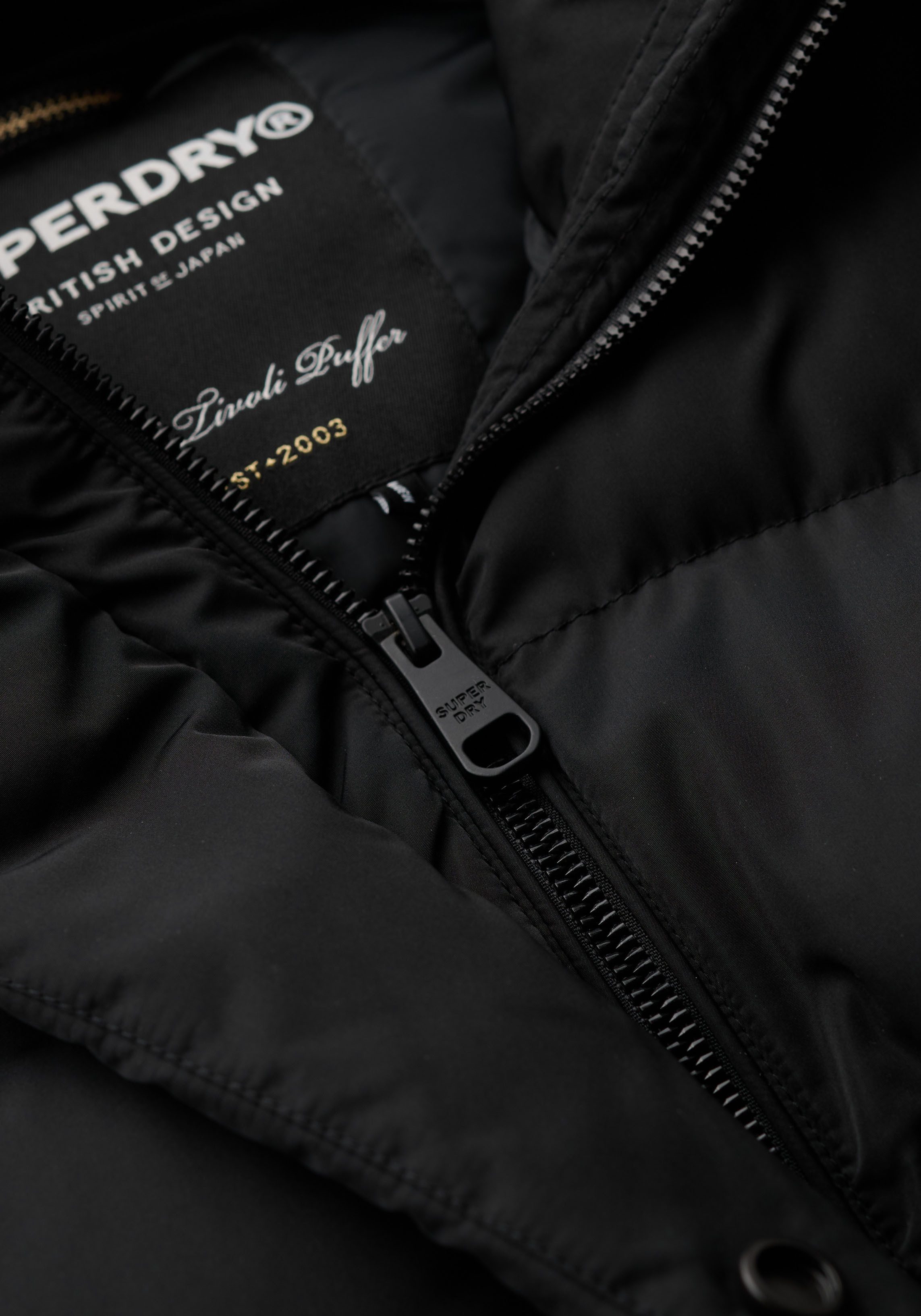 Superdry Gewatteerde jas Longline Hooded Puffer Jacket