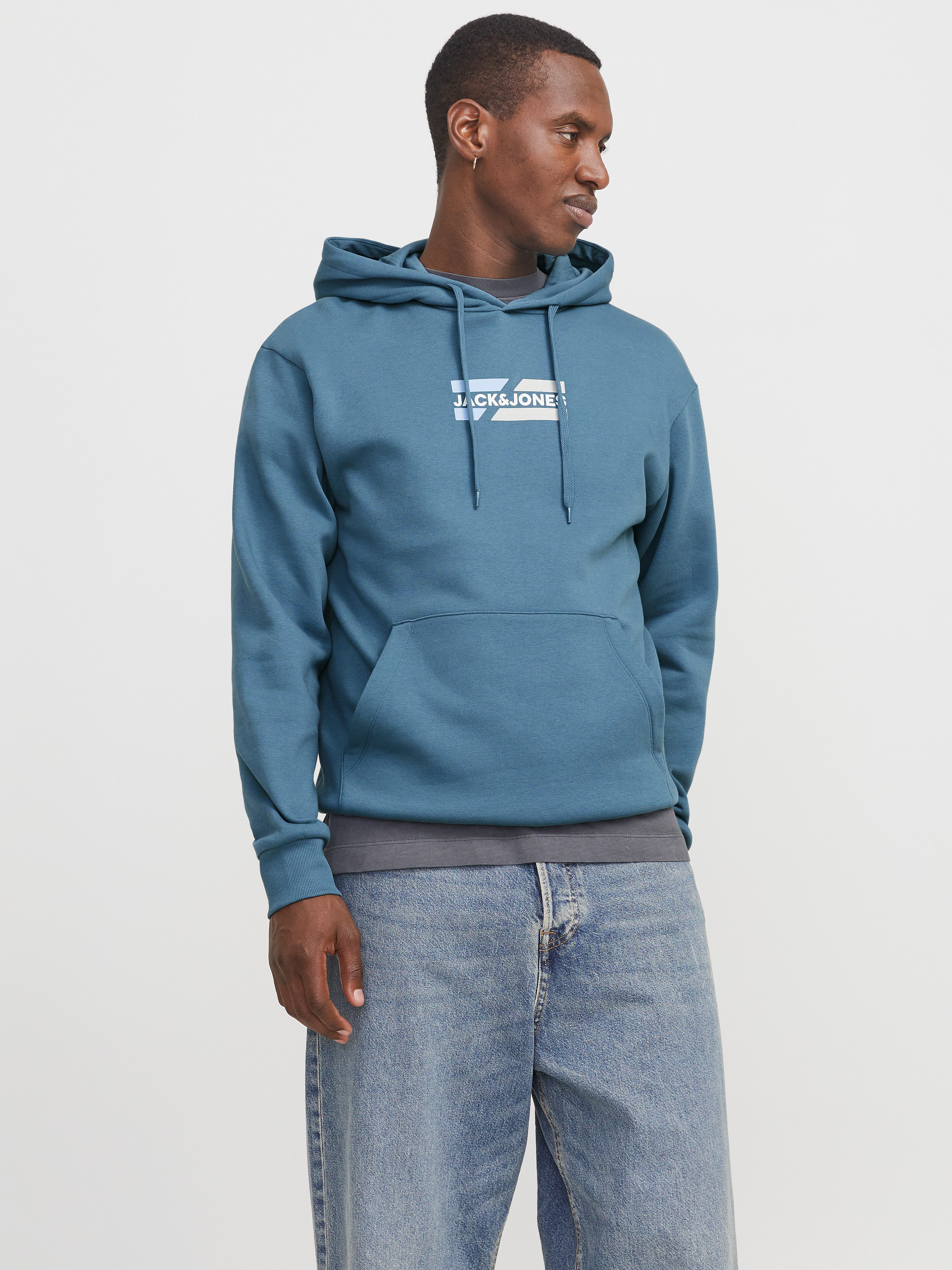 Jack & Jones Hoodie JJECORP GRAPHIC SWEAT HOOD NOOS