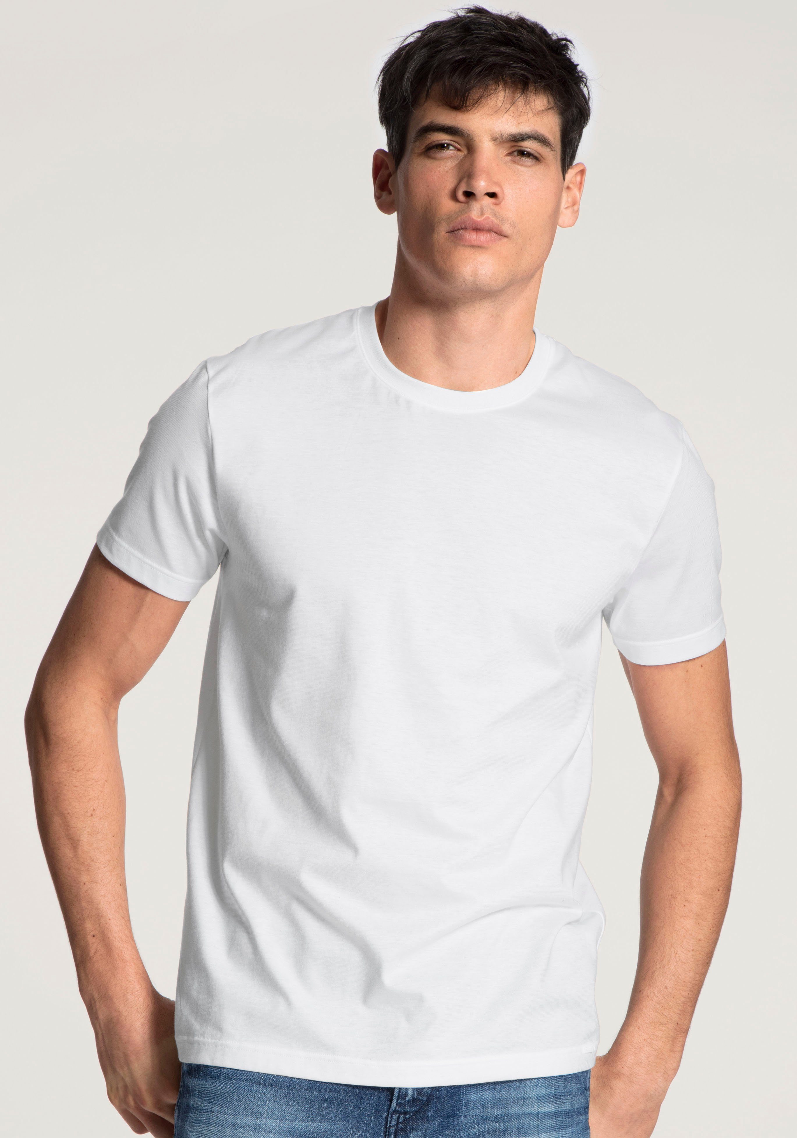 CALIDA T-shirt Natural Benefit (Set van 2)
