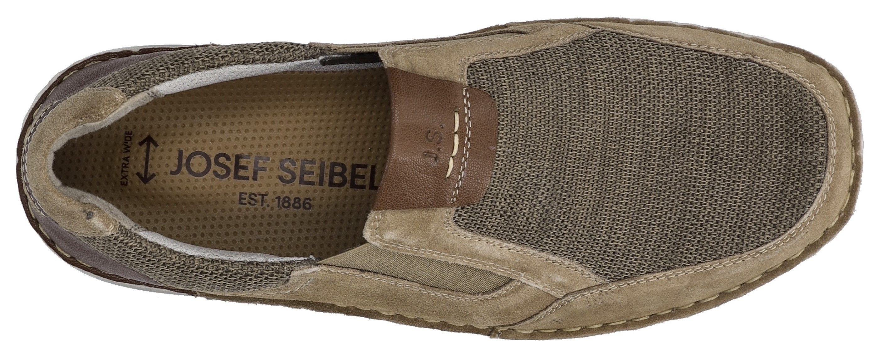 Josef Seibel Instappers New Anvers 78 , instapschoen, vrijetijdsschoen, sneaker met elastische band