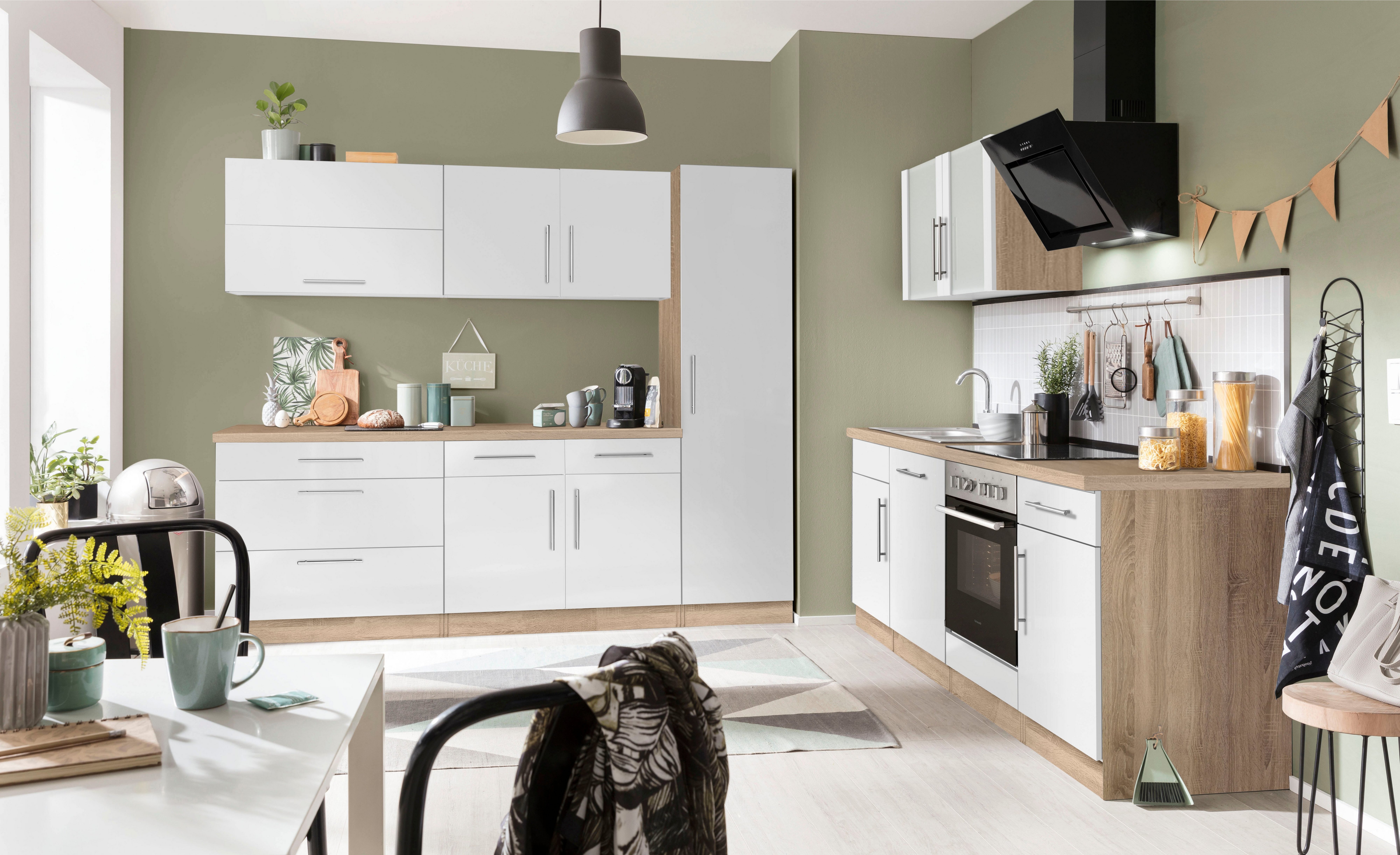 wiho Küchen Ombouwkast voor oven Cali 60 cm breed, zonder werkblad