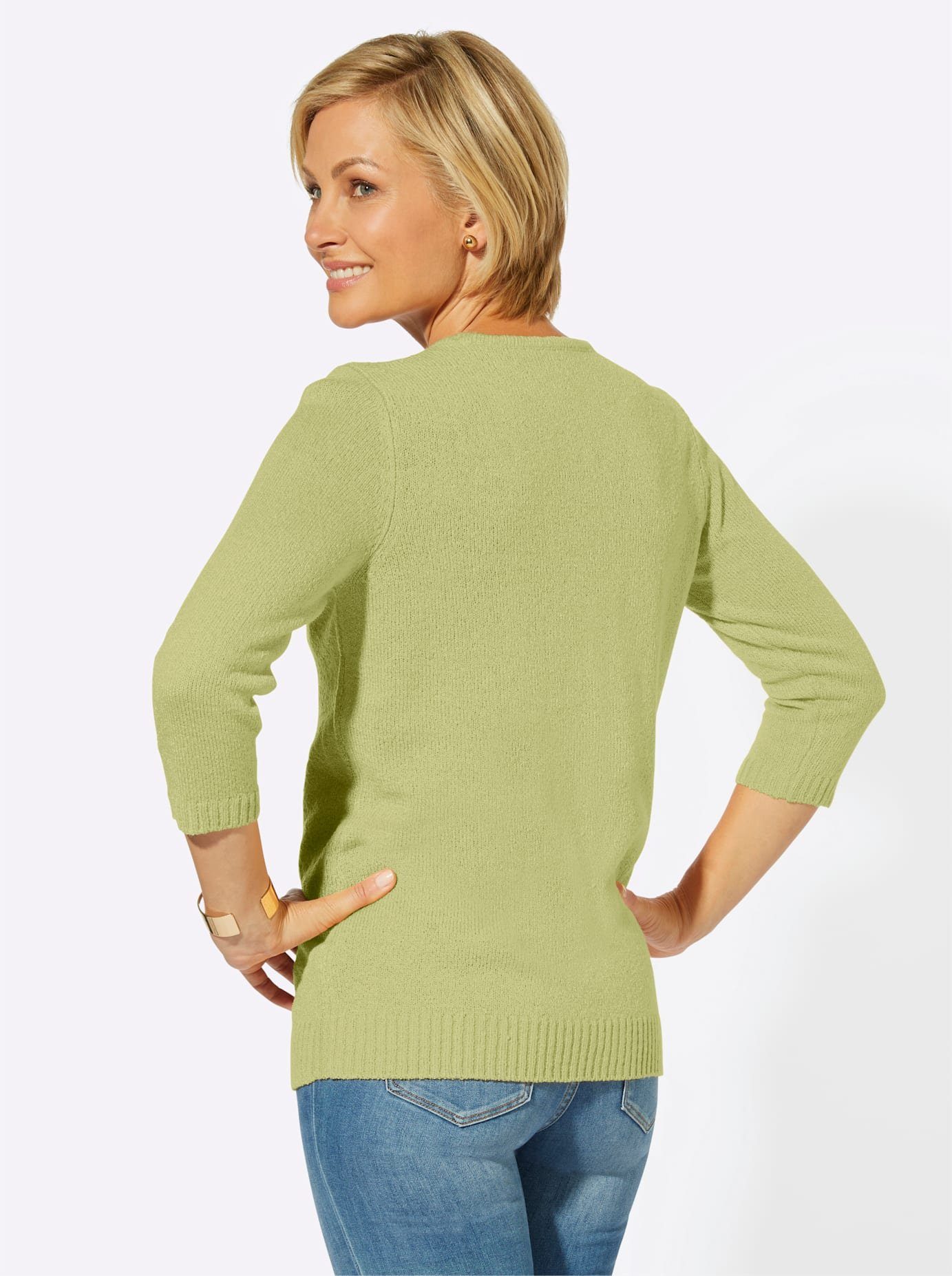 Classic Basics Trui met 3/4-mouwen Trui