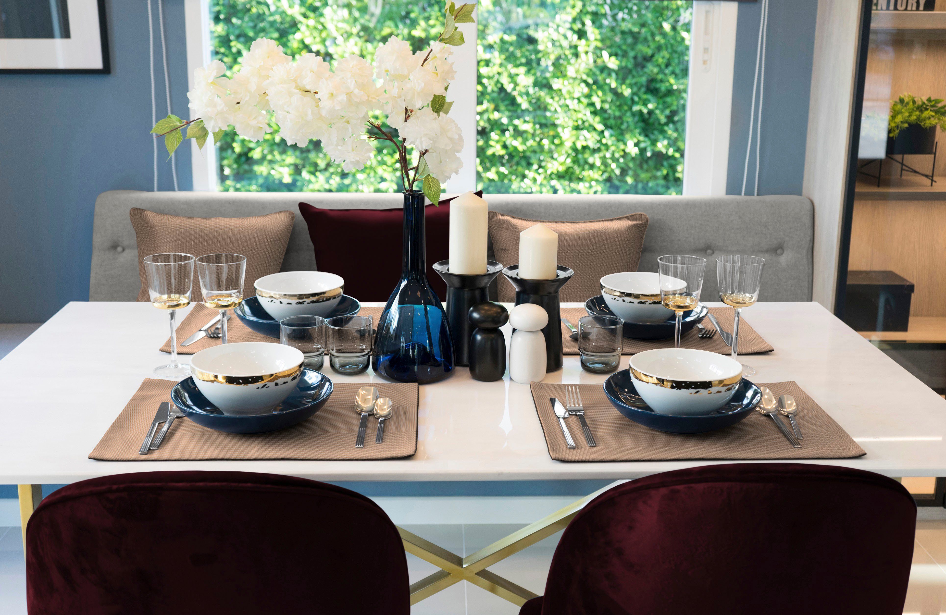 Adam Set placemats Uni Collection (2 stuks)