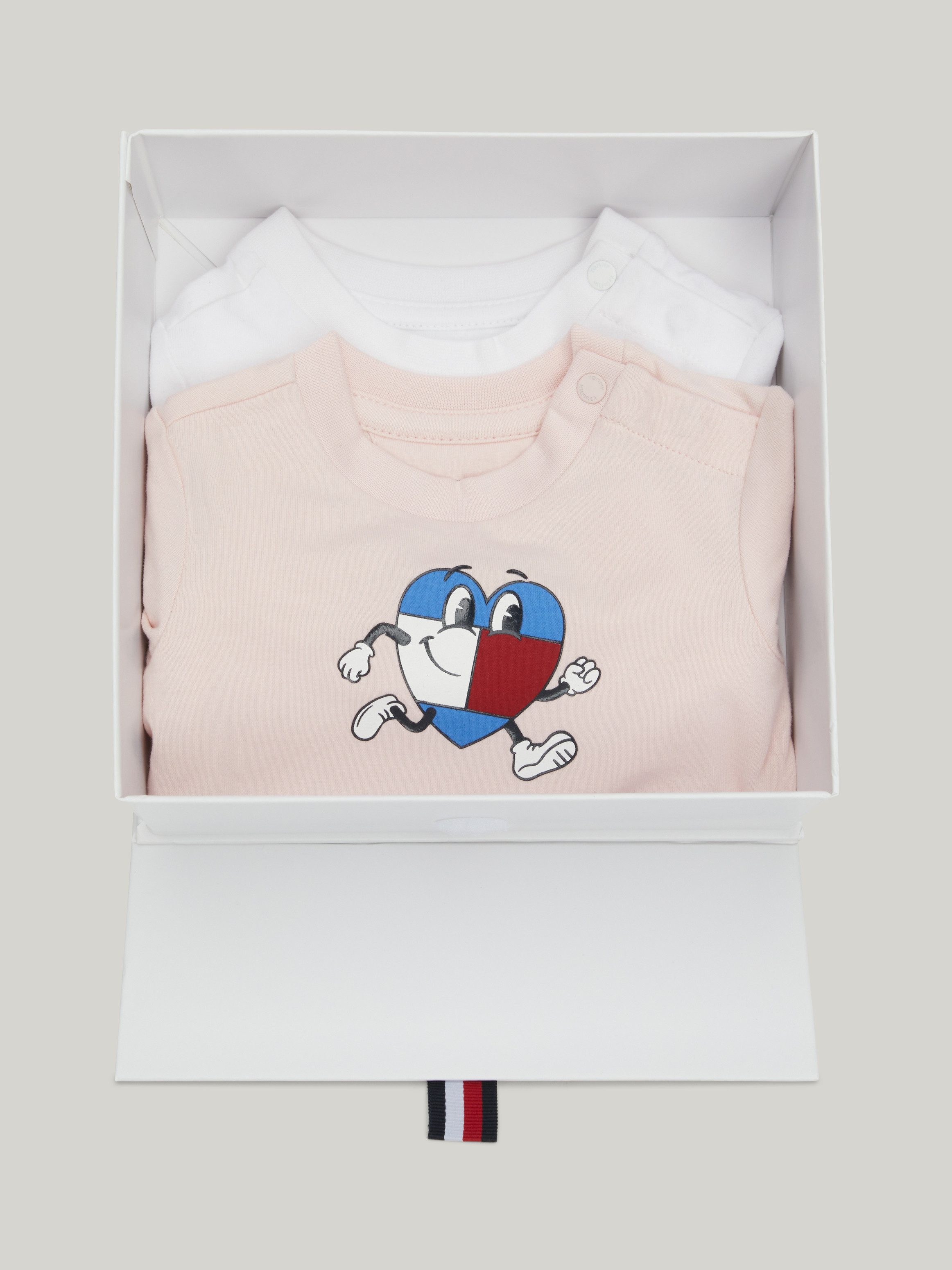 Tommy Hilfiger T-shirt BABY FLAG TEE 2 PACK GIFTBOX (2-delig, Set van 2)
