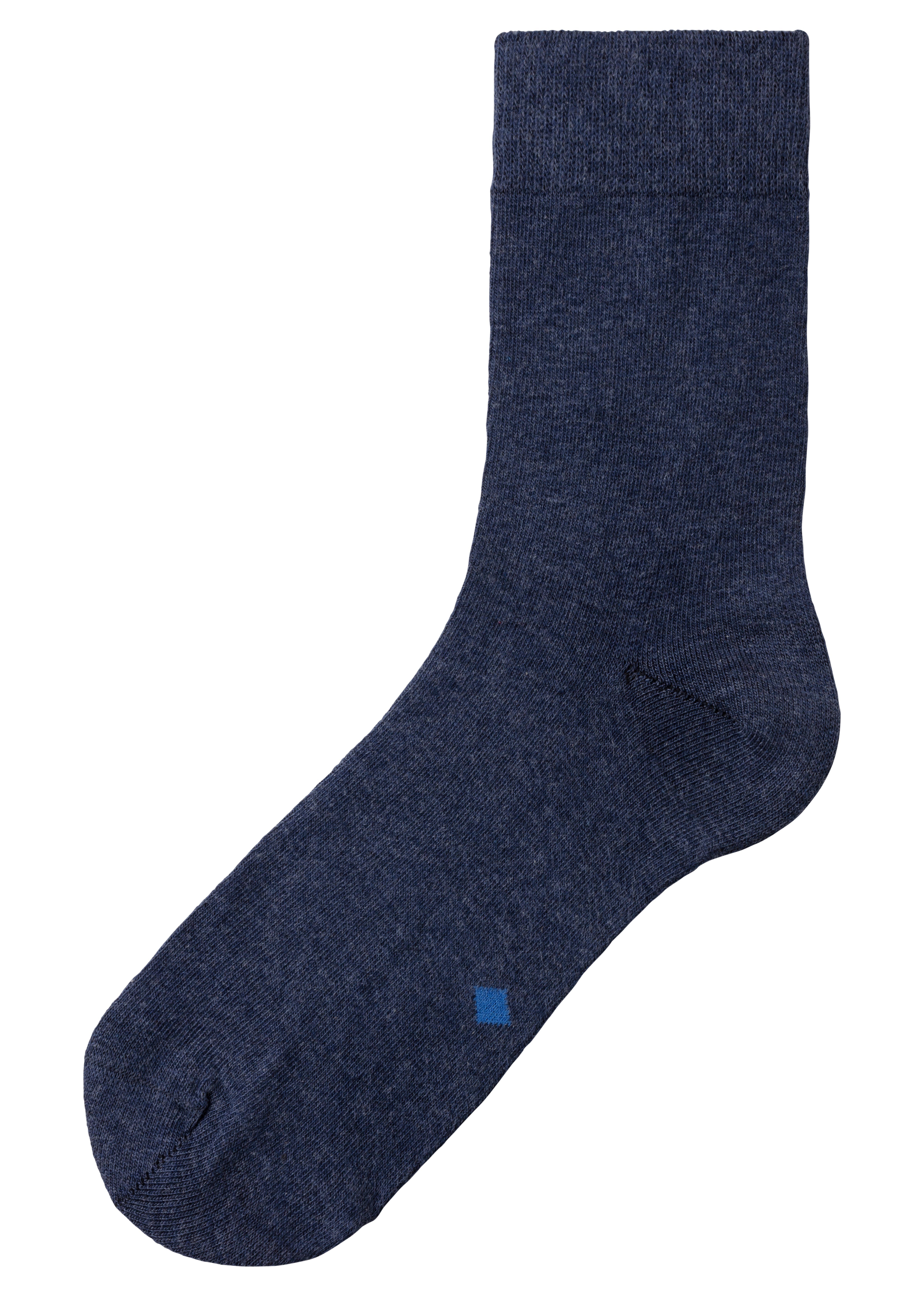 H.I.S Basic sokken met ingebreide symbolen (set, 10 paar)