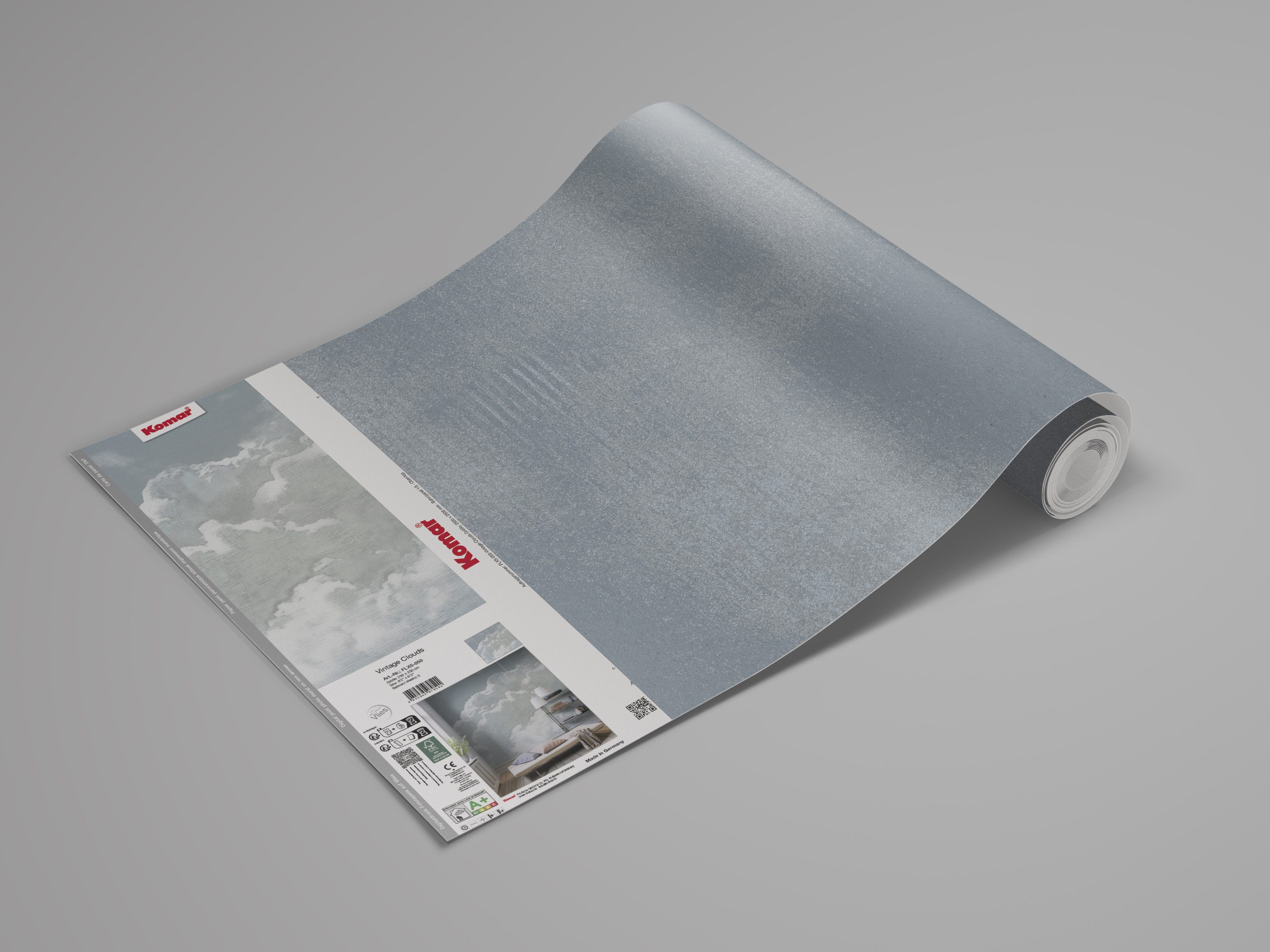 Komar Fotobehang Komar vlies fotobehang - Vintage Wolken - maat 250 x 250 cm (set)