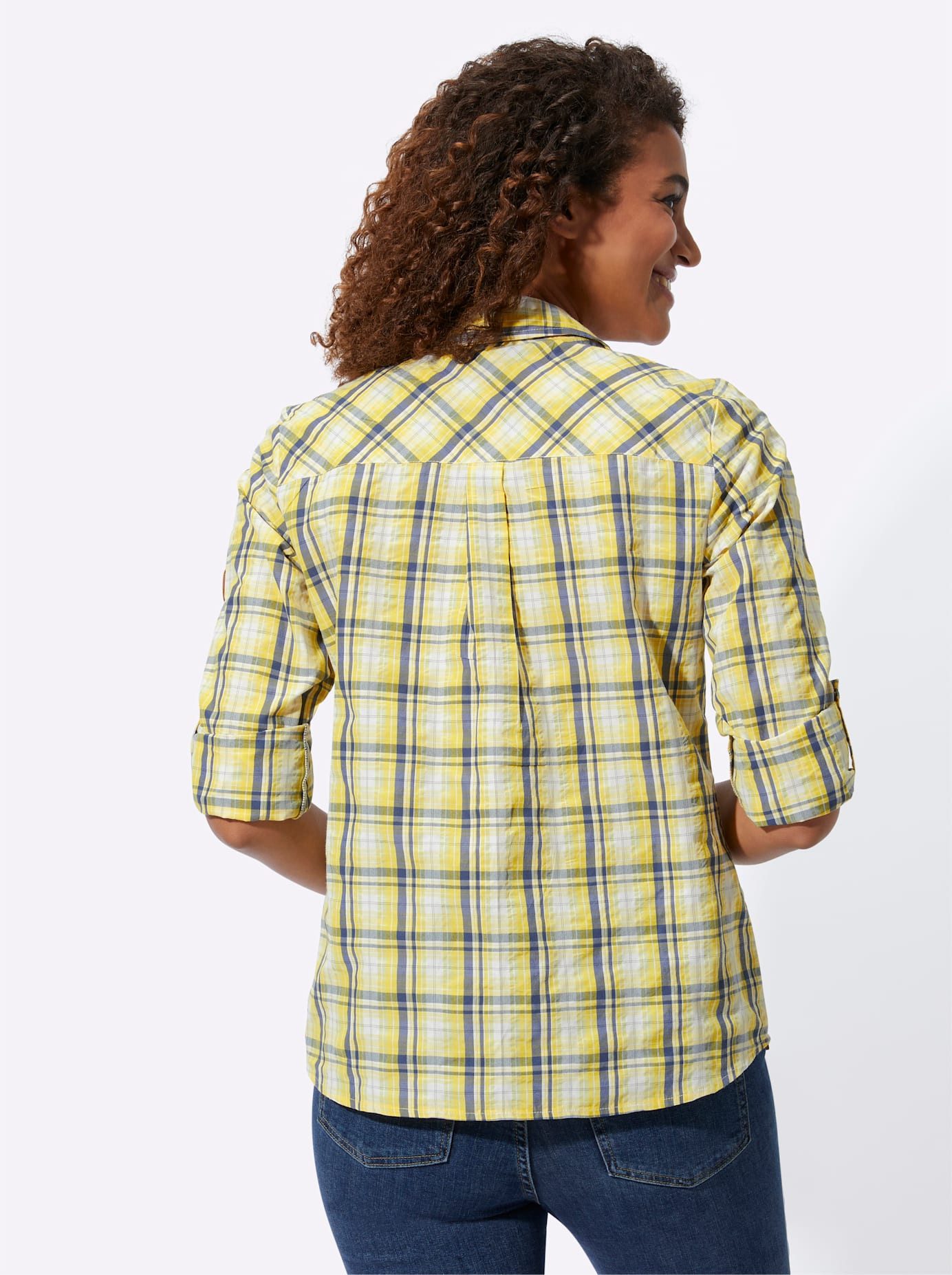 Casual Looks Geruite blouse